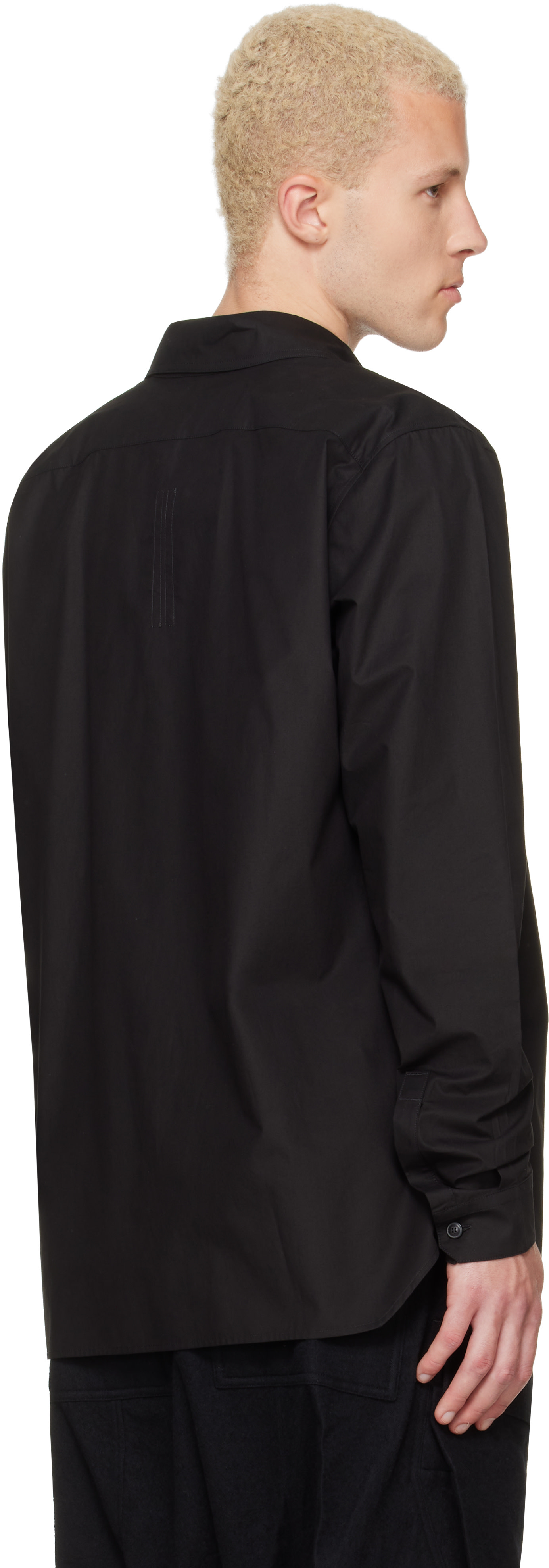 Rick Owens - 블랙 타워 워크 셔츠