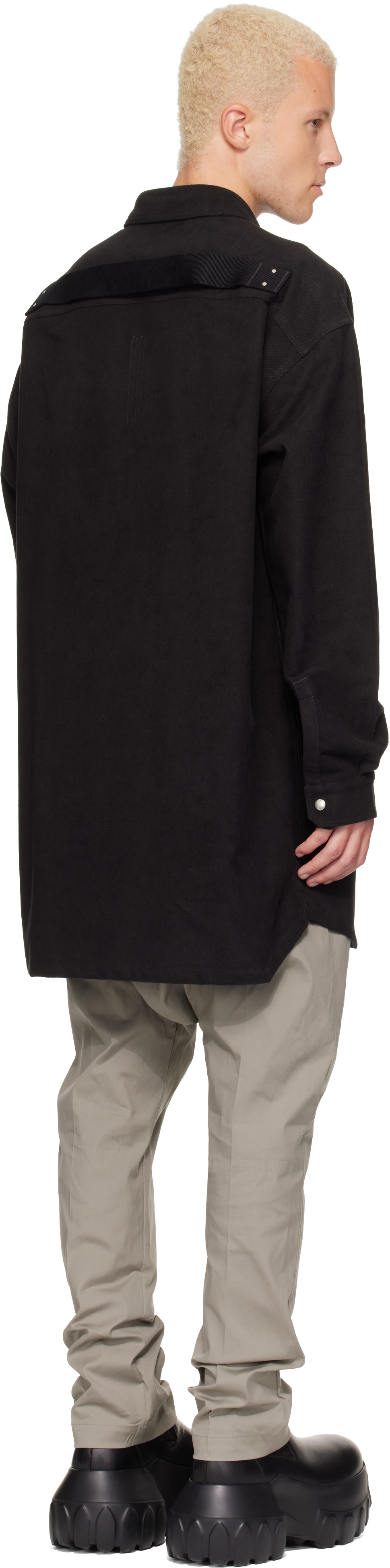 Rick Owens - Black Tower Oversized Outershirt