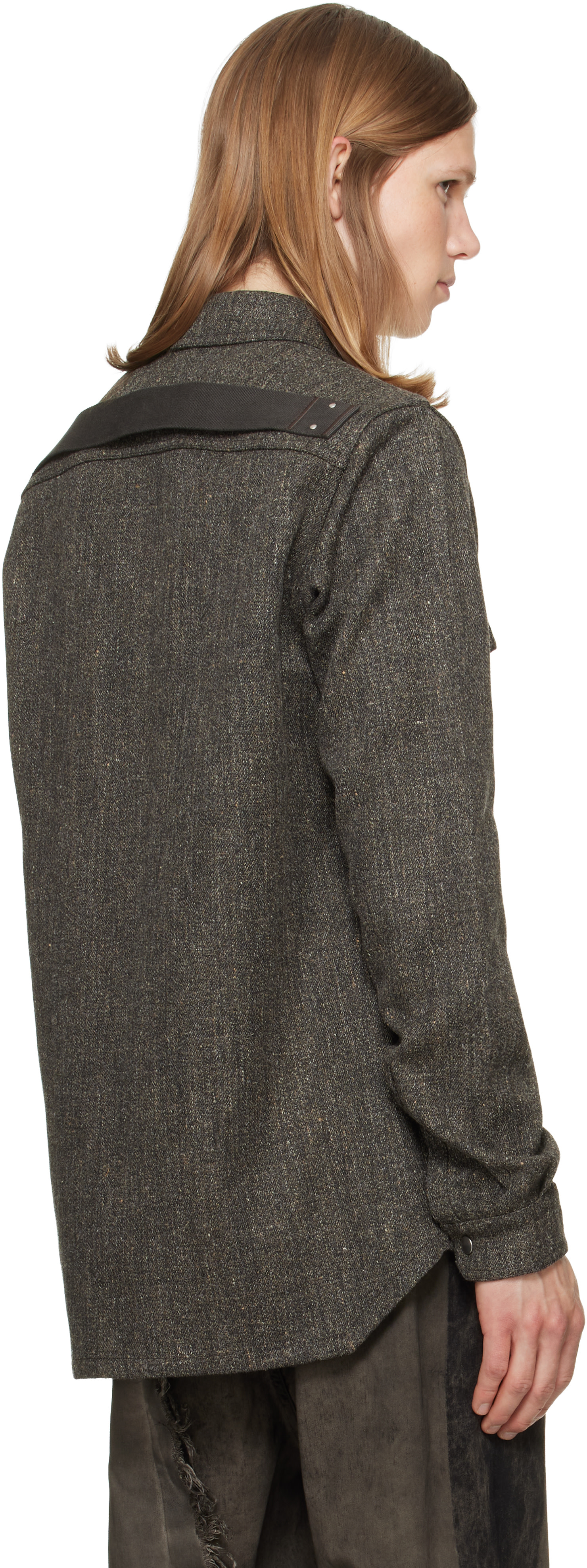 Rick Owens - Gray Tower Overshirt