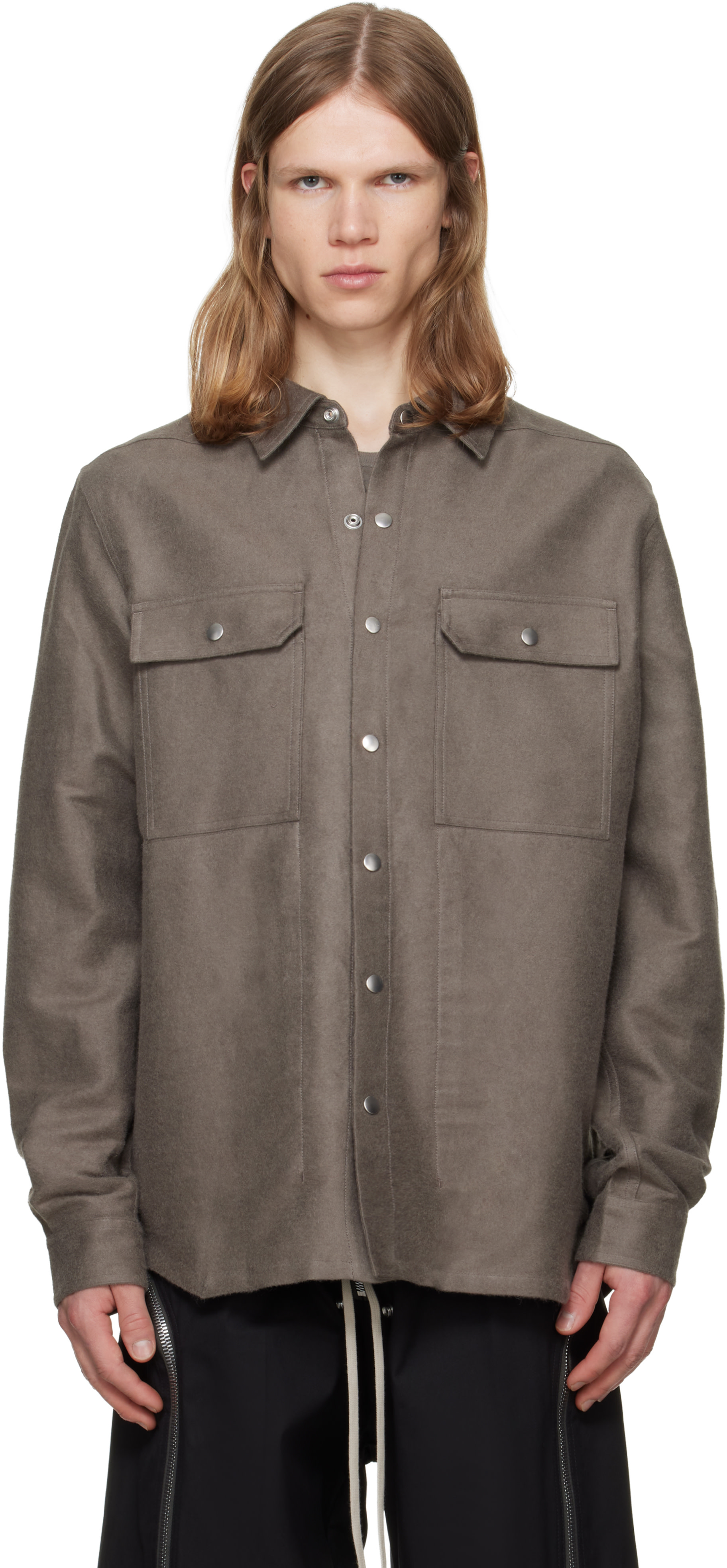 Rick Owens - Surchemise grise - Tower