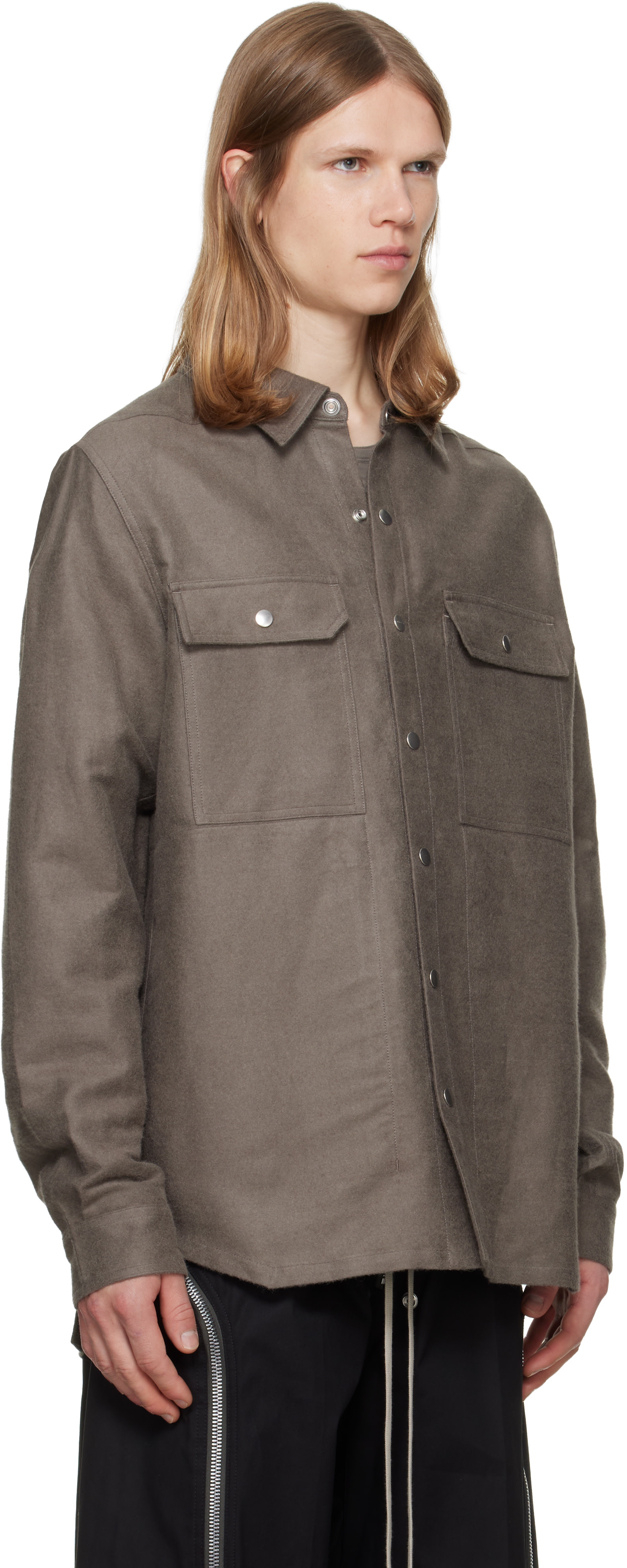 Rick Owens - Surchemise grise - Tower