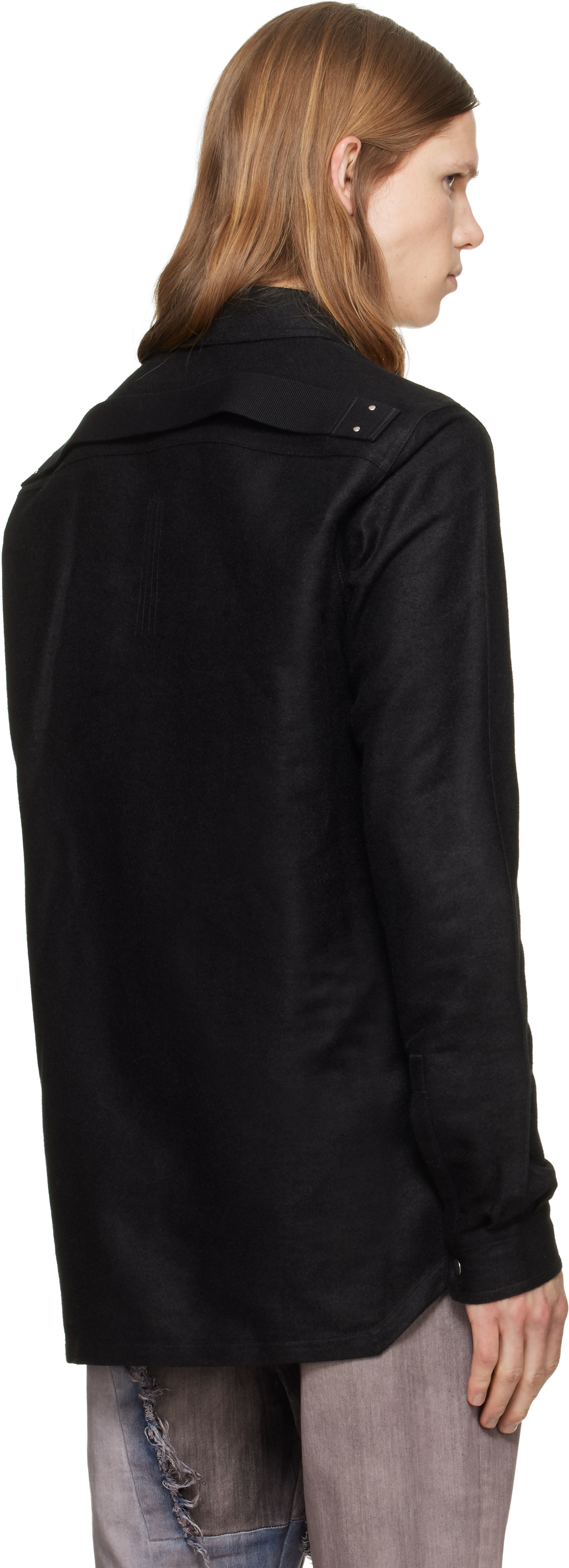 Rick Owens - 블랙 타워 셔츠