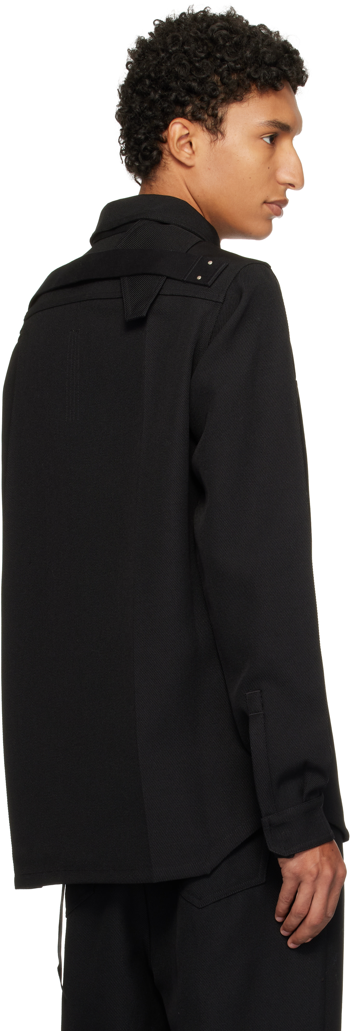 Rick Owens - Black Tower Outershirt Jacket