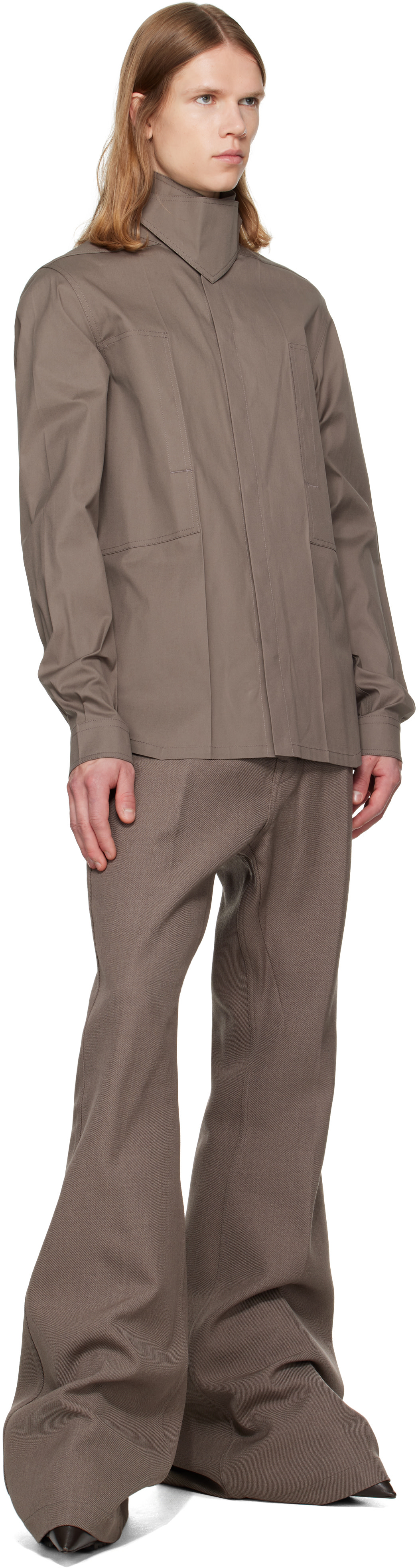 Rick Owens - Gray Tower Outershirt