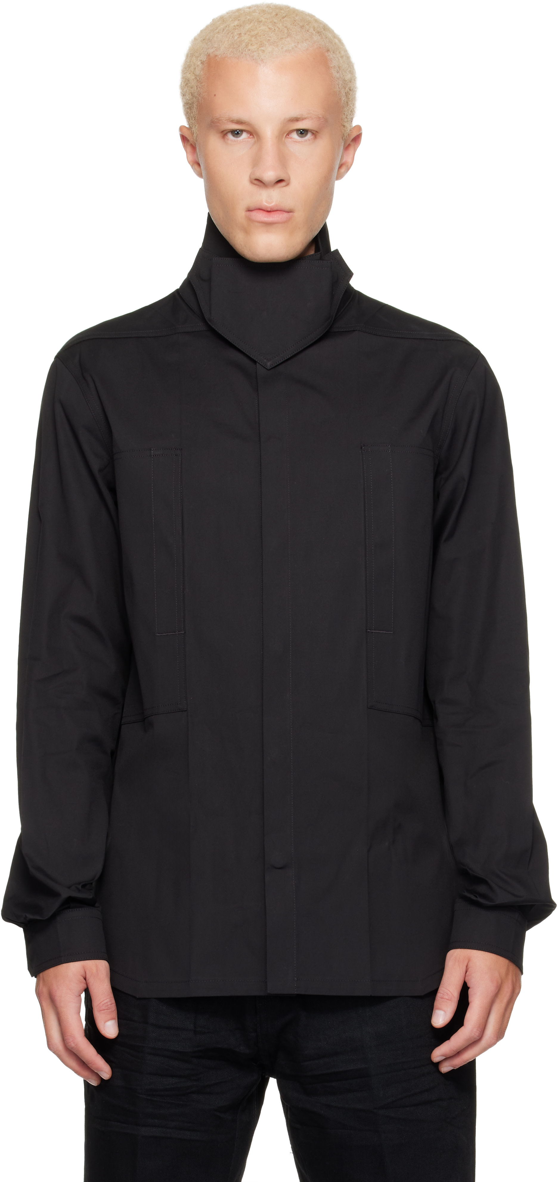 Rick Owens - Black Tower Outershirt