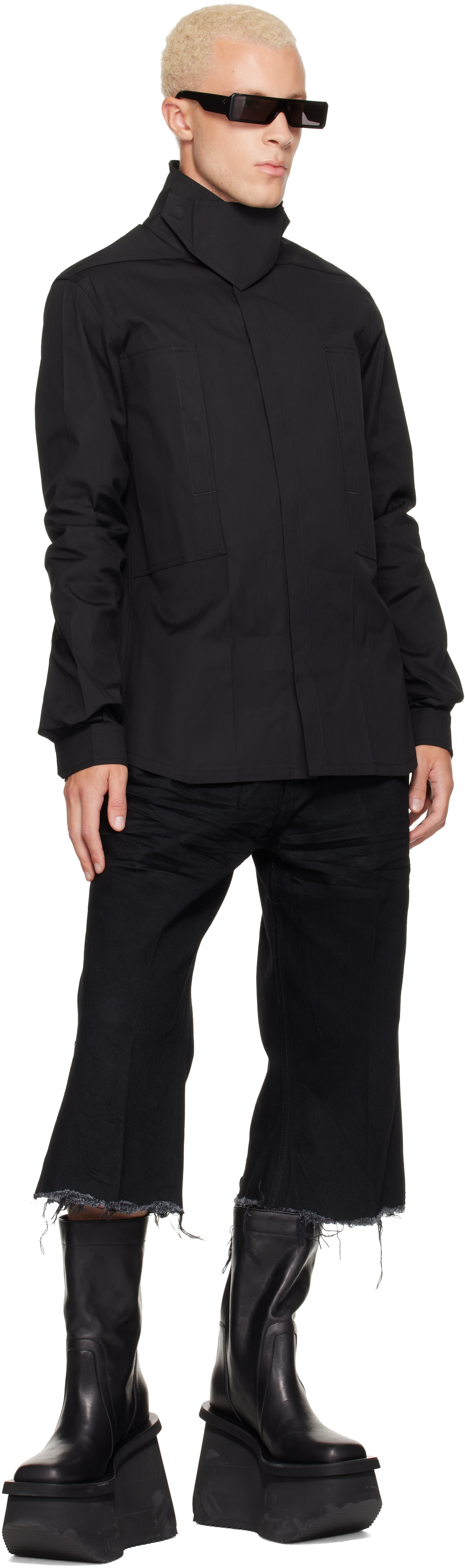 Rick Owens - Black Tower Outershirt