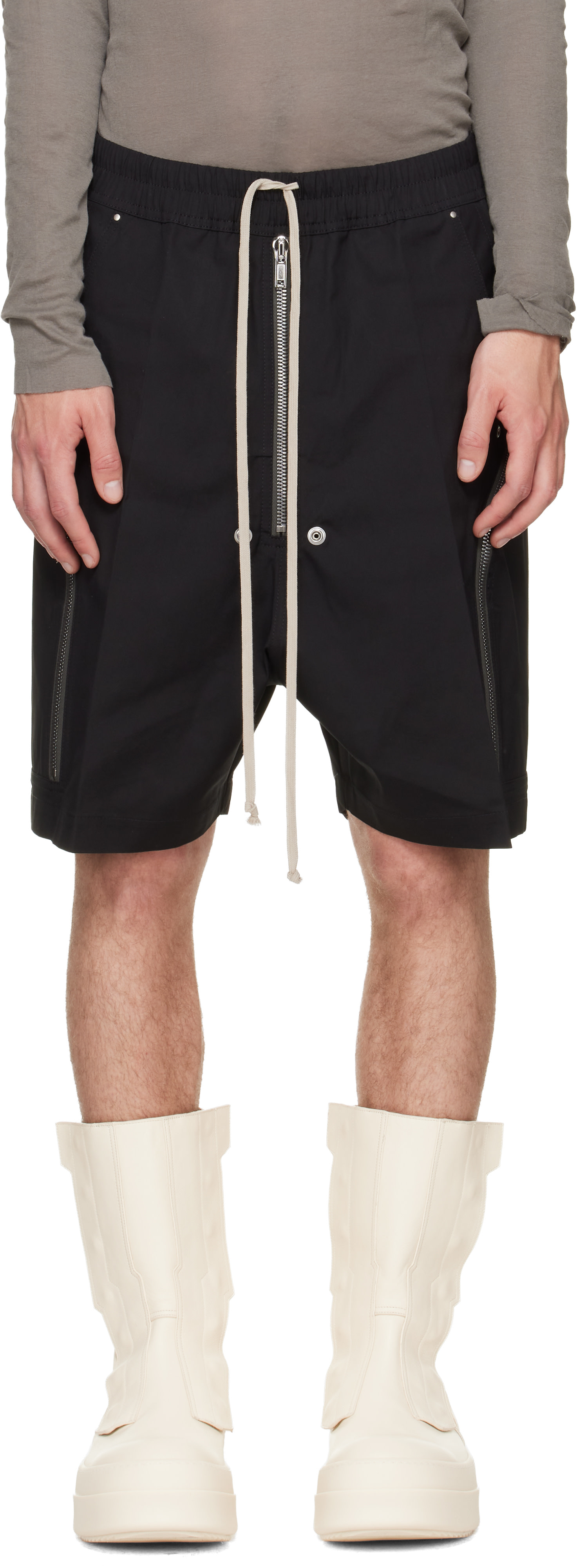 Rick Owens - Short cargo Heizer noir - Tower