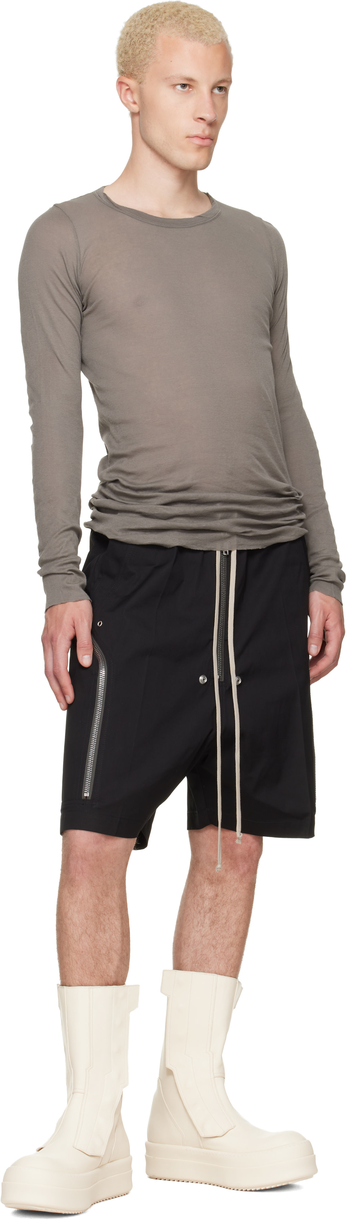 Rick Owens - Short cargo Heizer noir - Tower