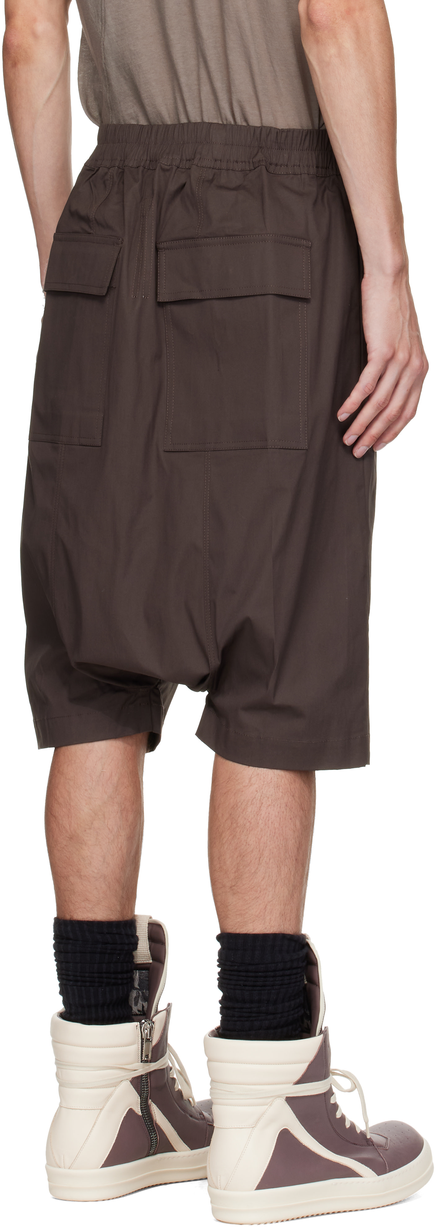 Rick Owens - Short Pods gris - Tower