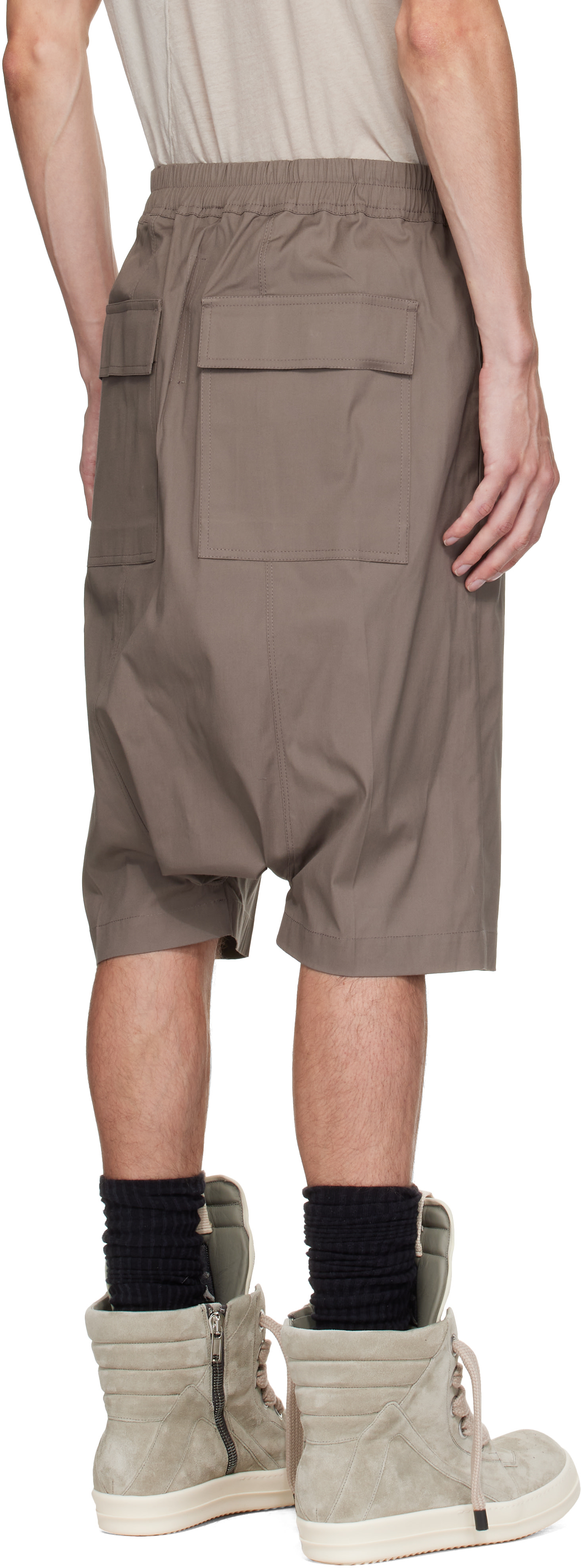 Rick Owens - Short Pods gris - Tower