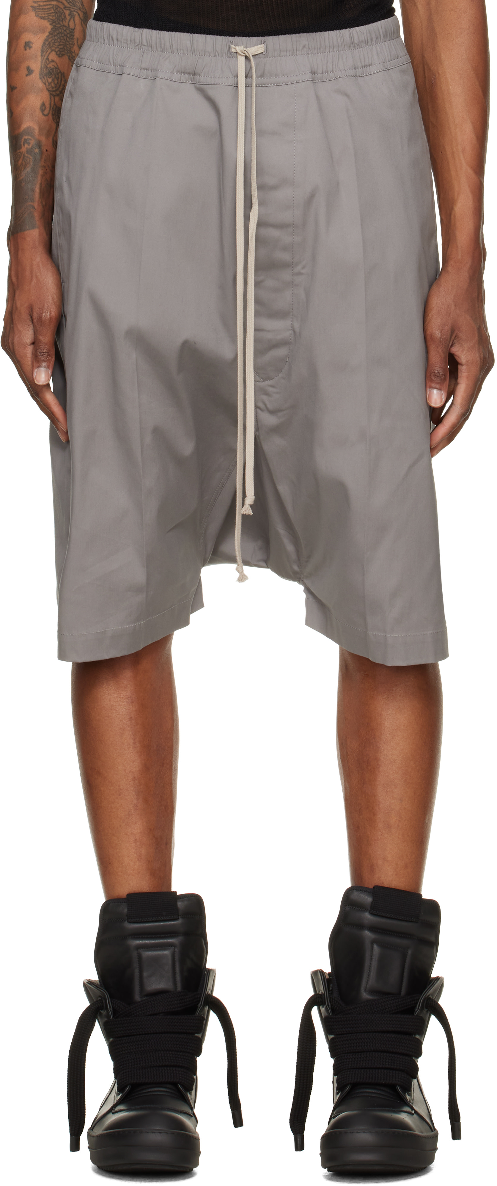Rick Owens - Short Pods gris - Tower