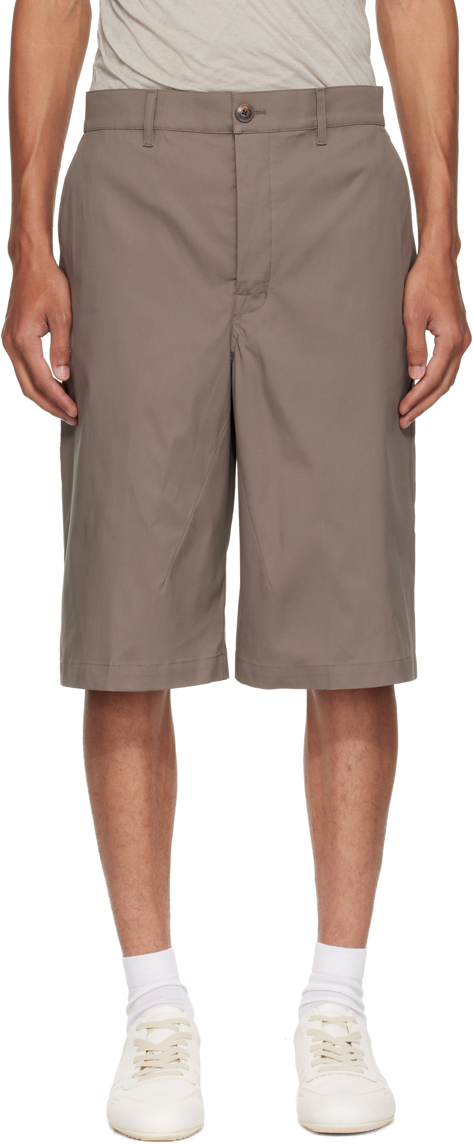 Rick Owens - Short de travail gris - Tower