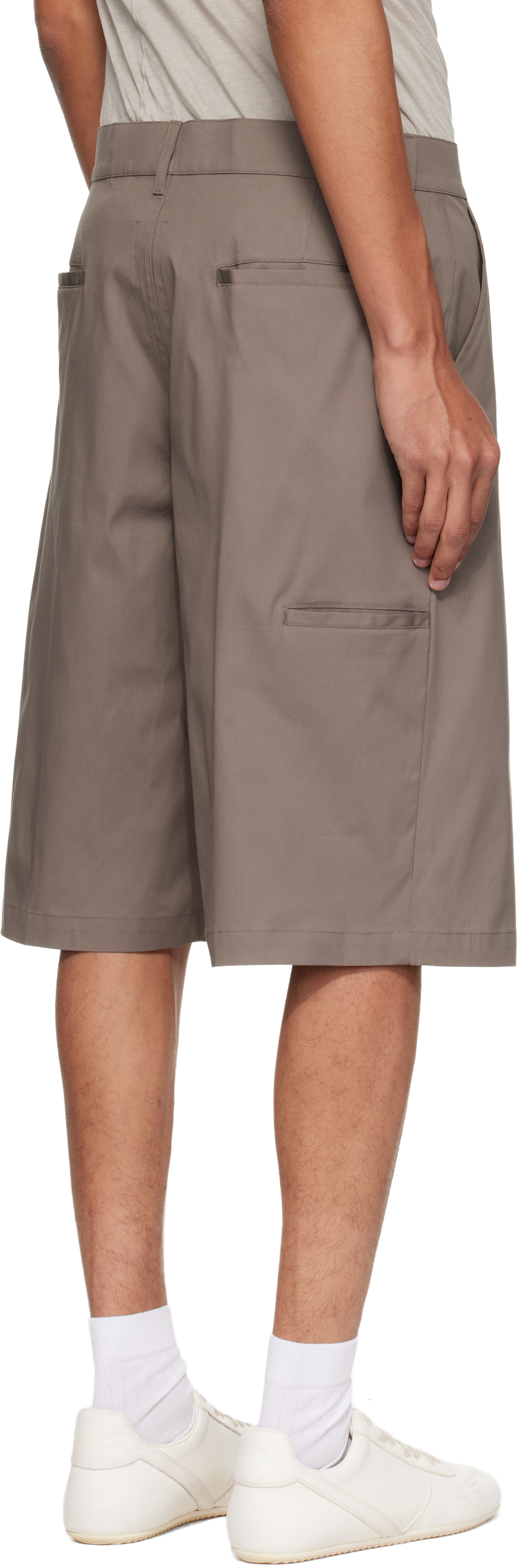 Rick Owens - Short de travail gris - Tower