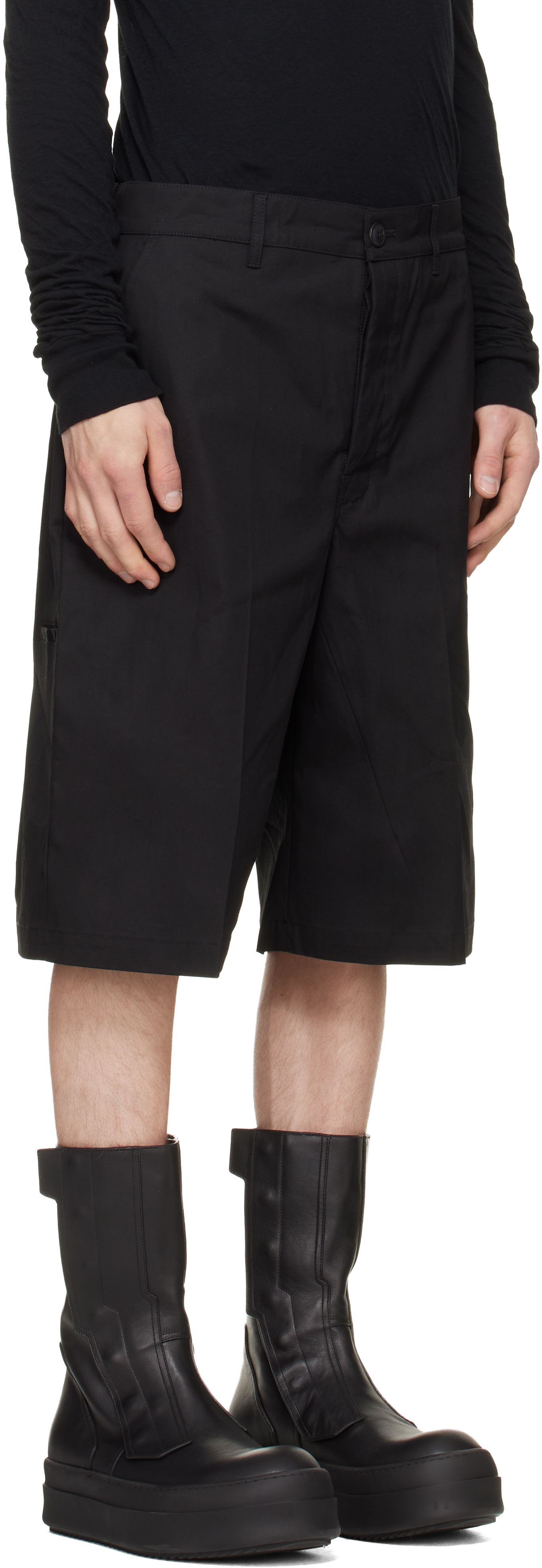 Rick Owens - 블랙 타워 워크 쇼츠