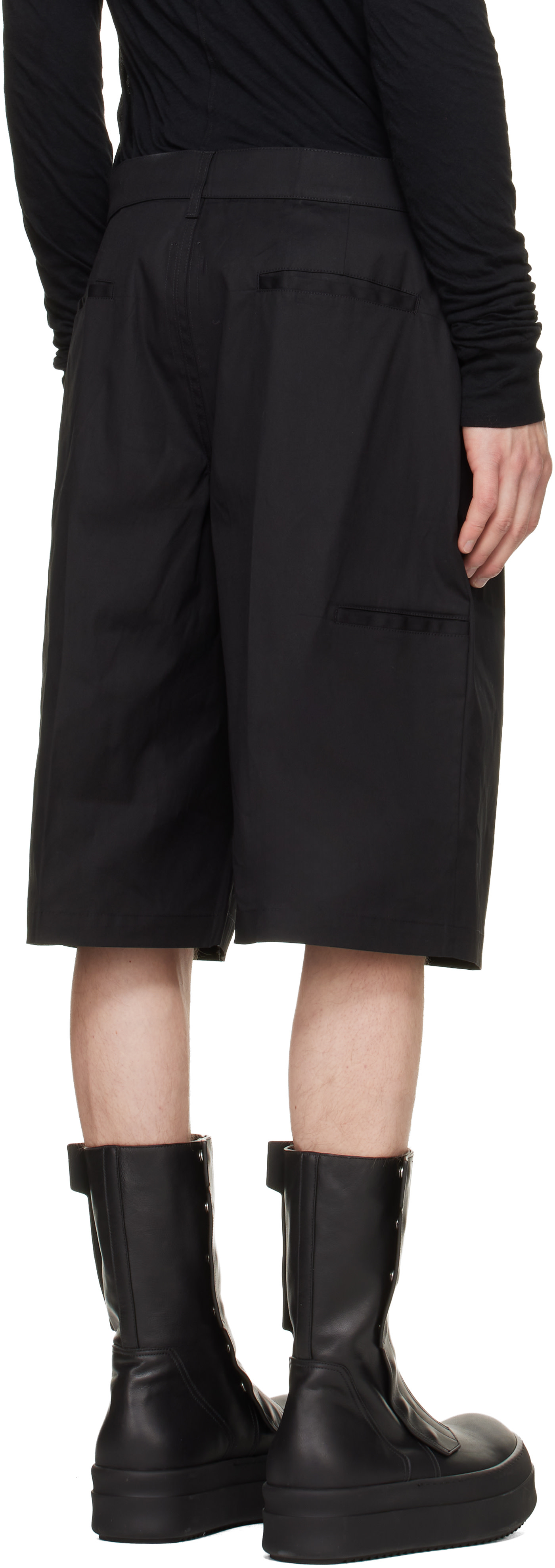 Rick Owens - 블랙 타워 워크 쇼츠