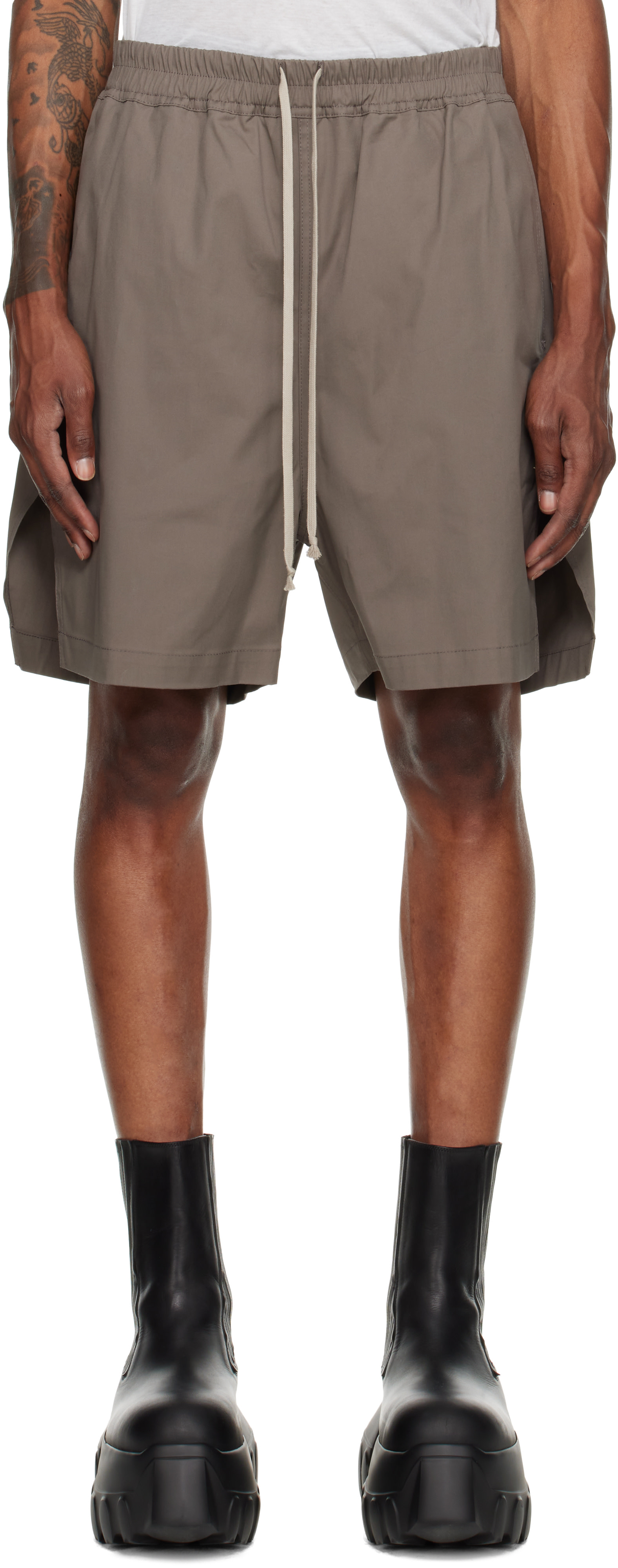 Rick Owens - Short boxeur gris - Tower