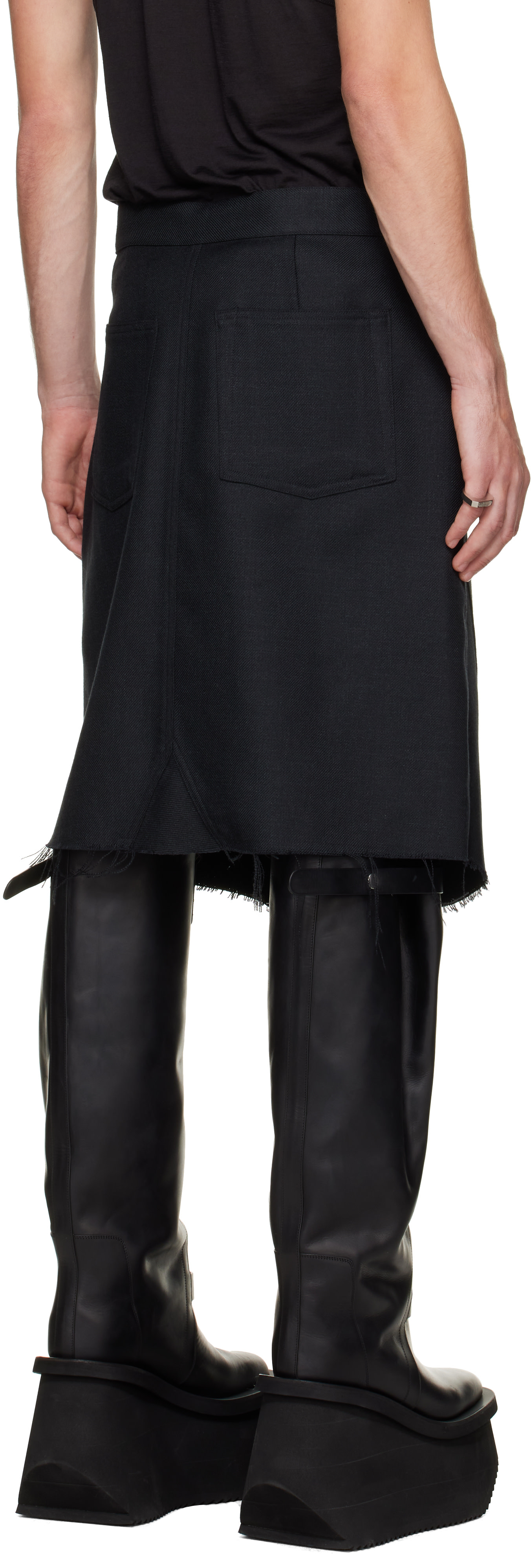 Rick Owens - Black Tower Skirt