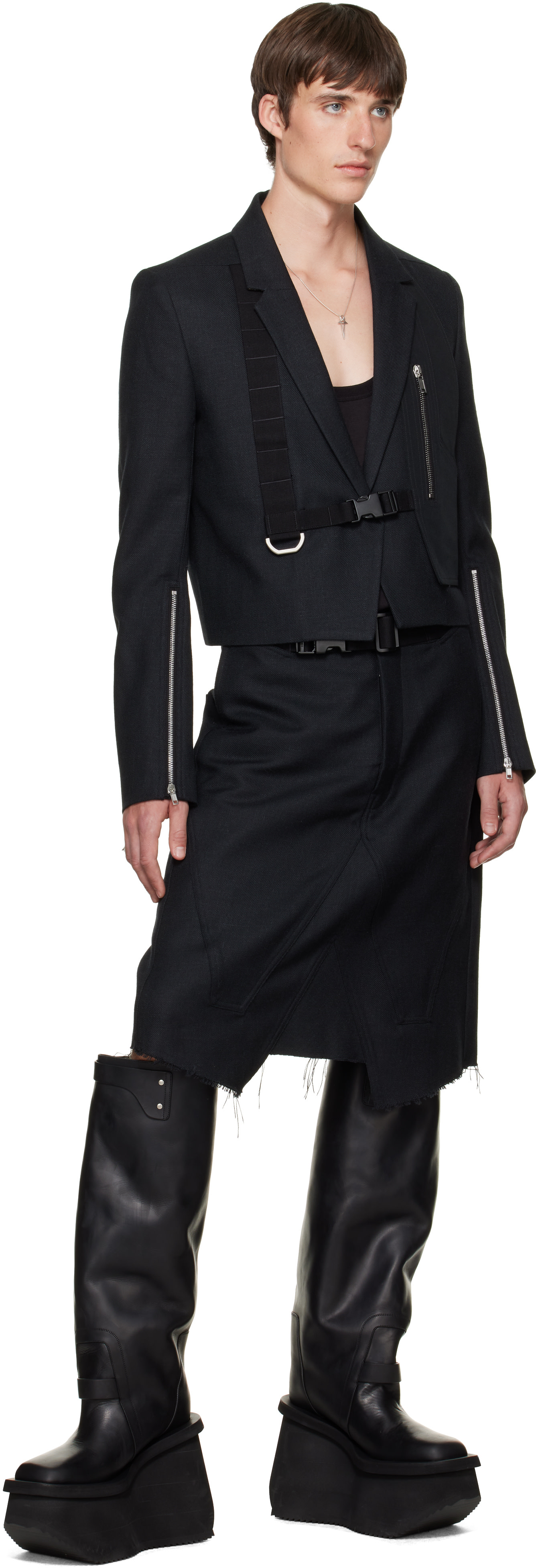 Rick Owens - Jupe noire - Tower