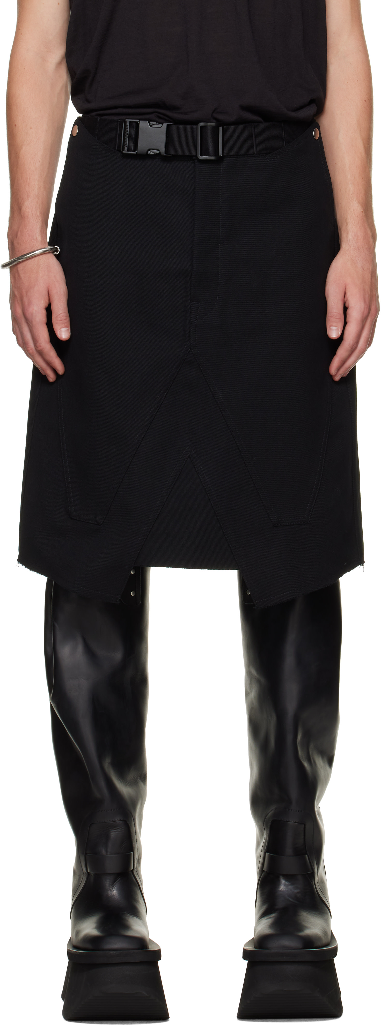 Rick Owens - Black Tower Skirt