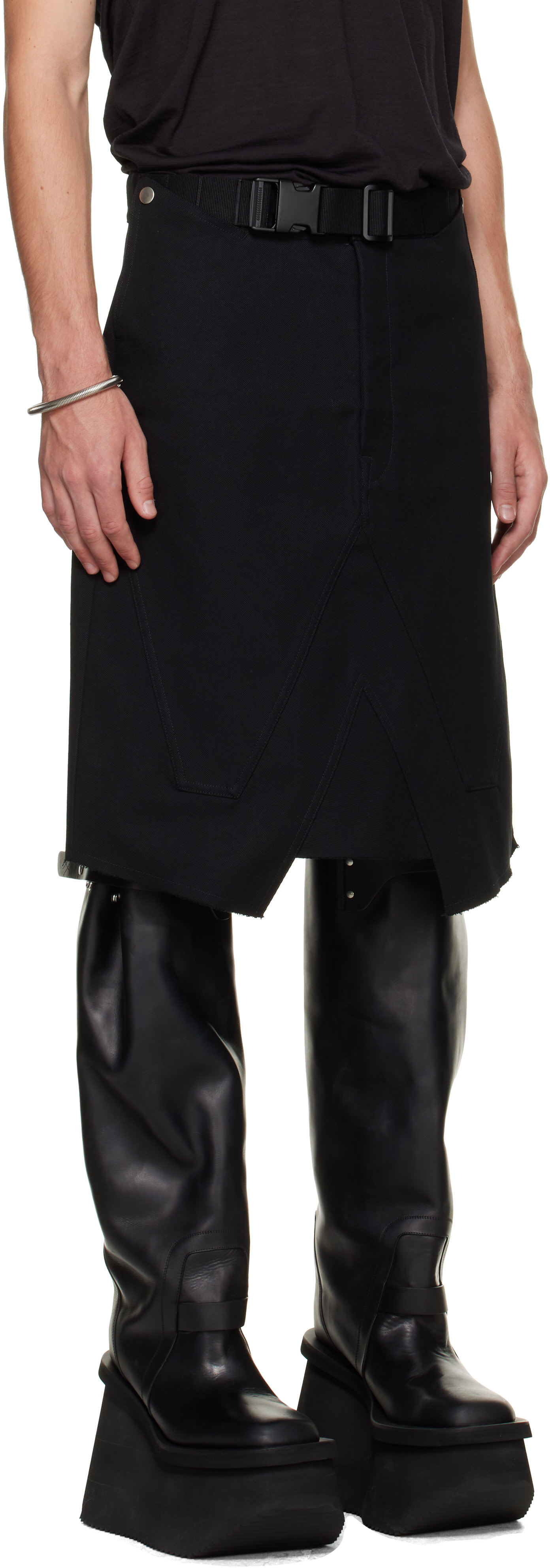 Rick Owens - Black Tower Skirt
