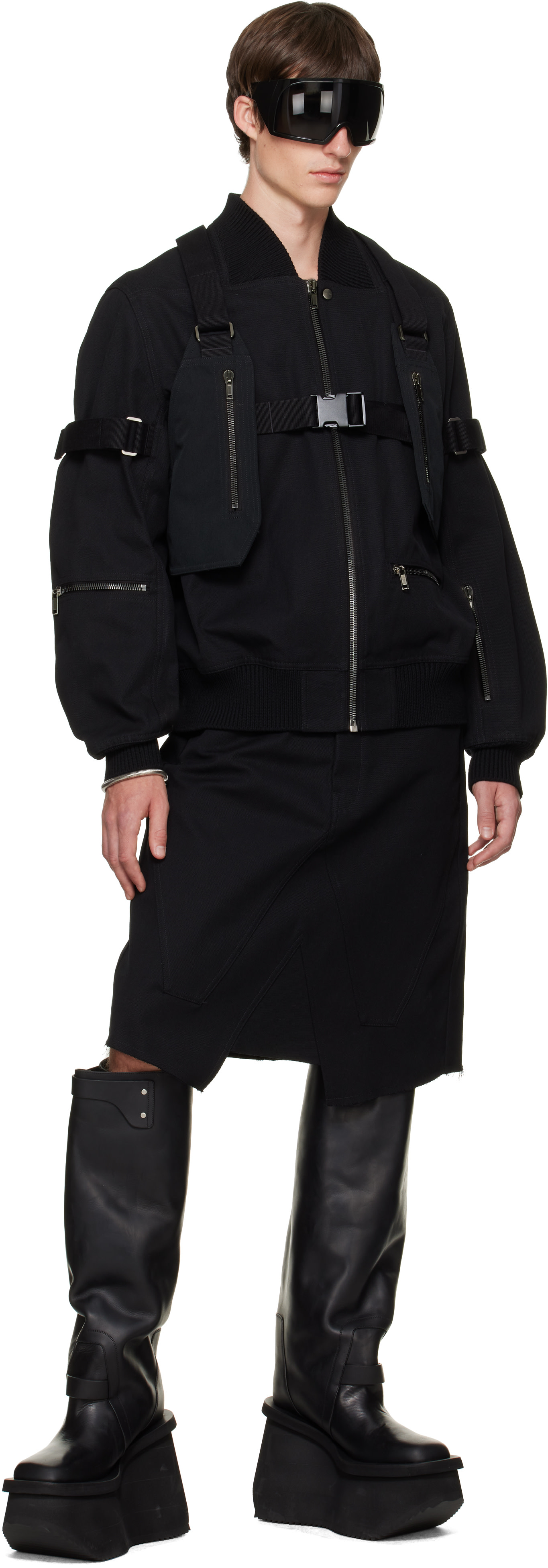 Rick Owens - Jupe noire - Tower