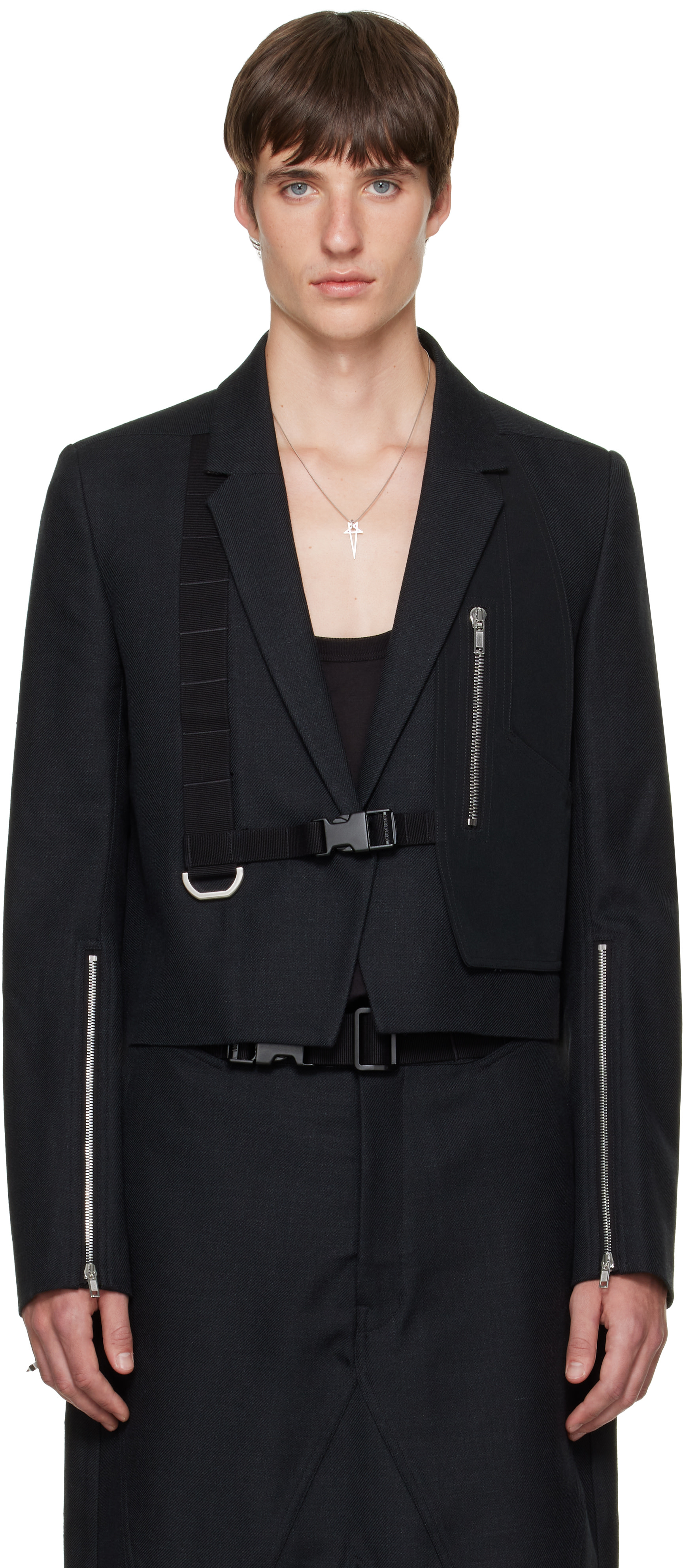 Rick Owens - Black Tower Monat Blazer