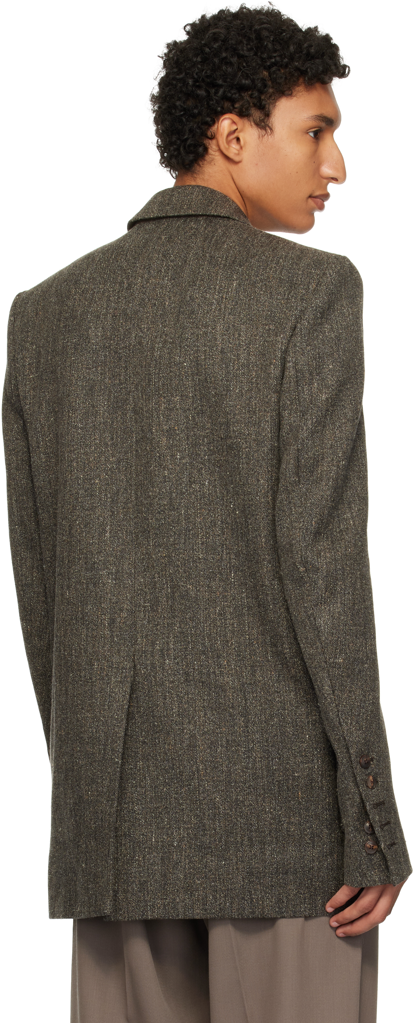 Rick Owens - Veston gris - Tower