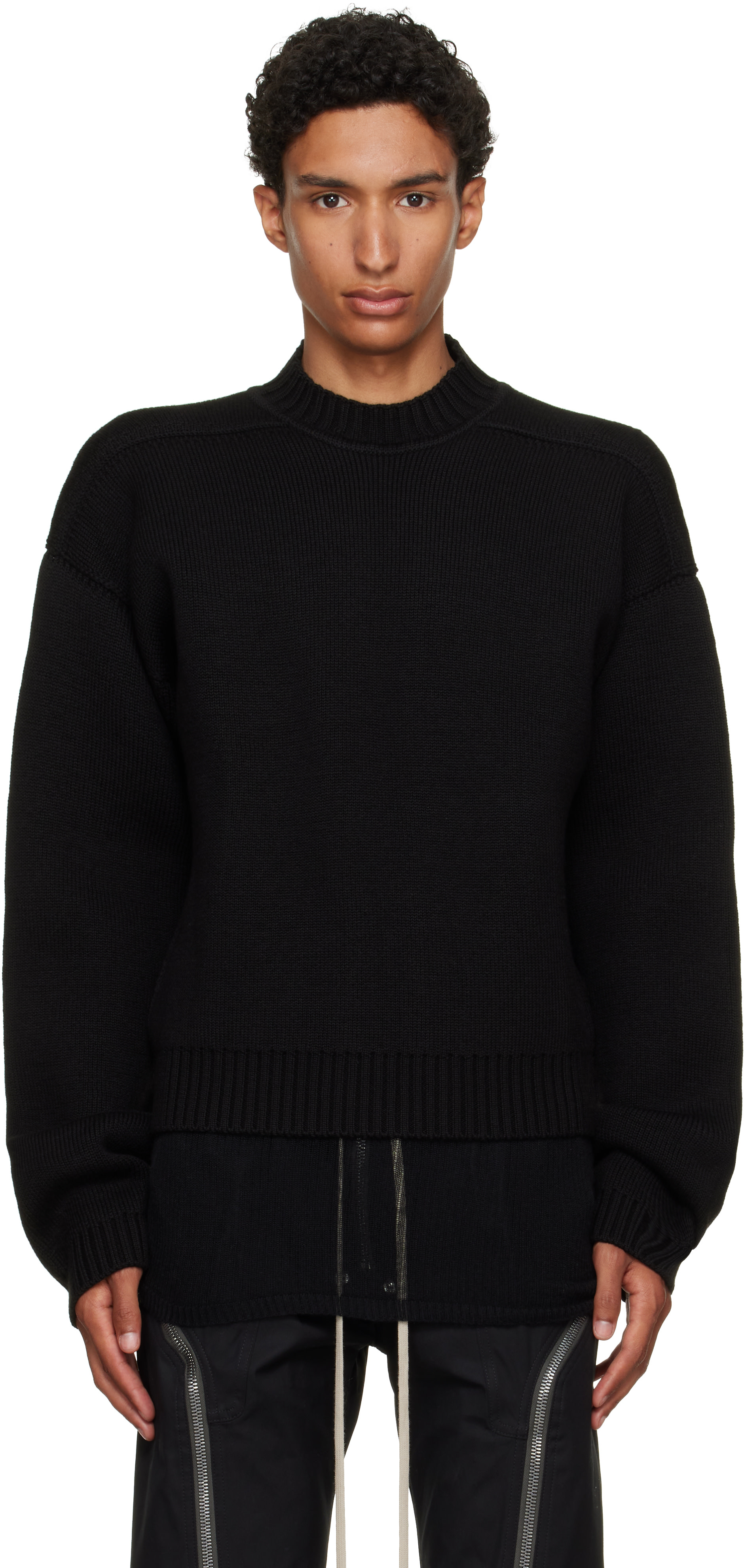 Rick Owens - Pull réversible Tommy noir - Tower