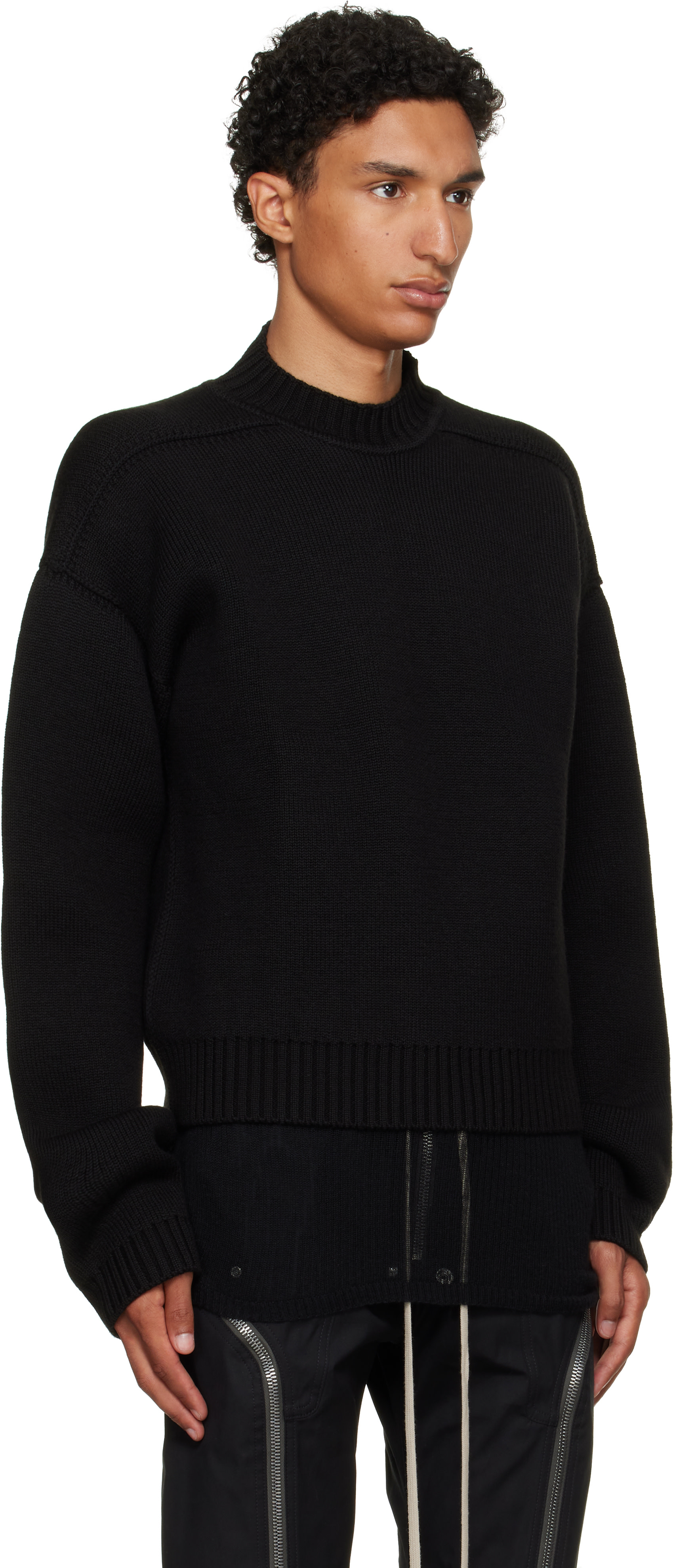 Rick Owens - Pull réversible Tommy noir - Tower