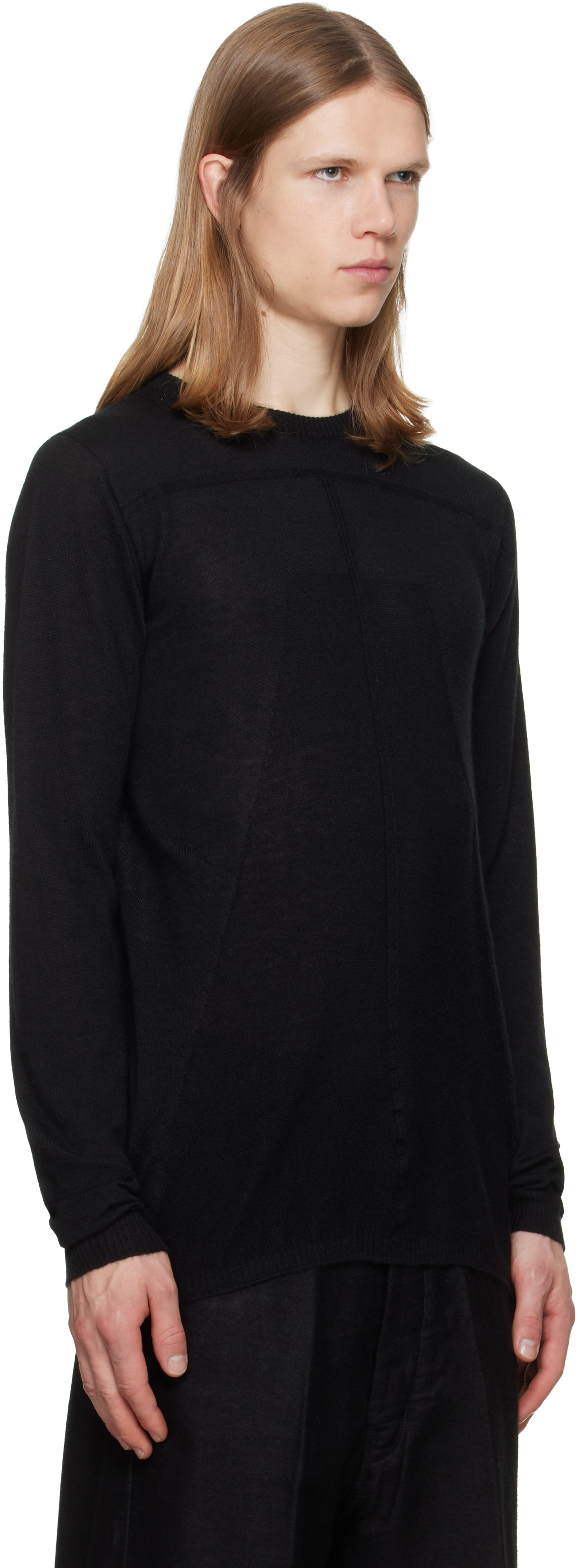 Rick Owens - 블랙 타워 바이커 레벨 스웨터