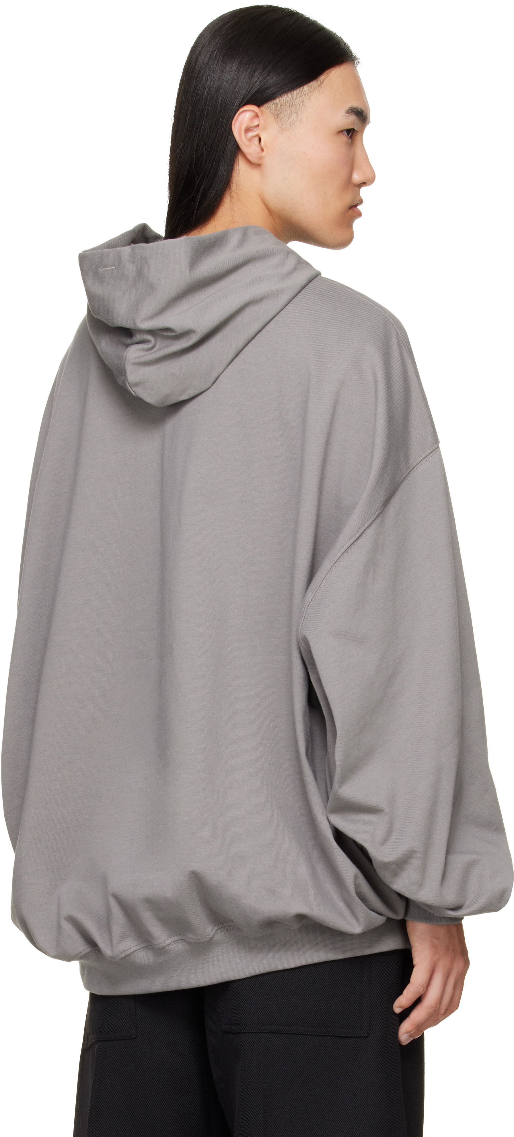 Rick Owens - Pull à capuche Hun gris - Tower
