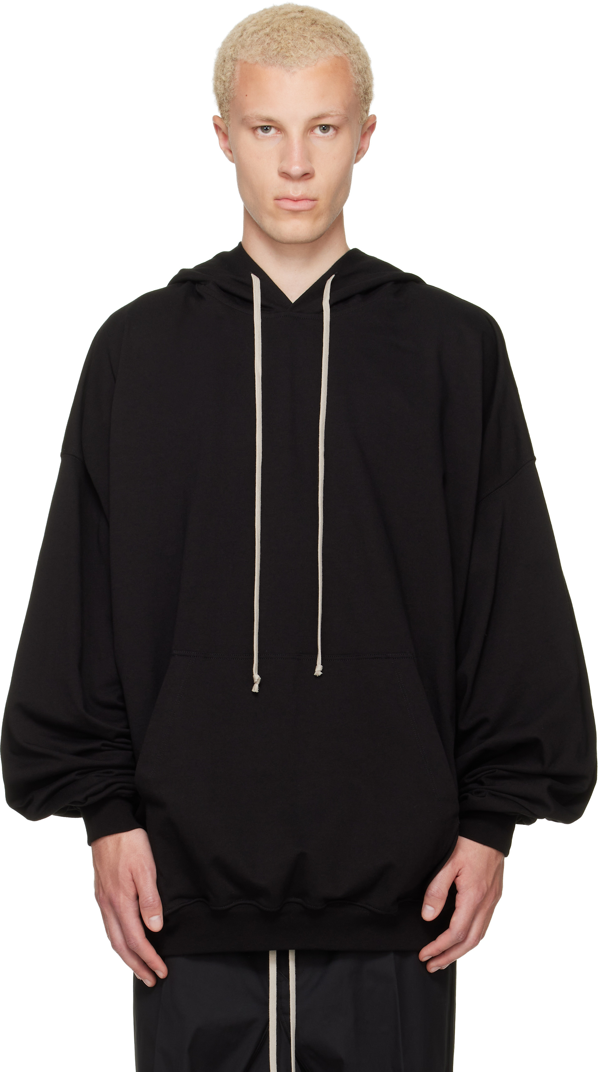 Rick Owens - ブラック Tower フーディ