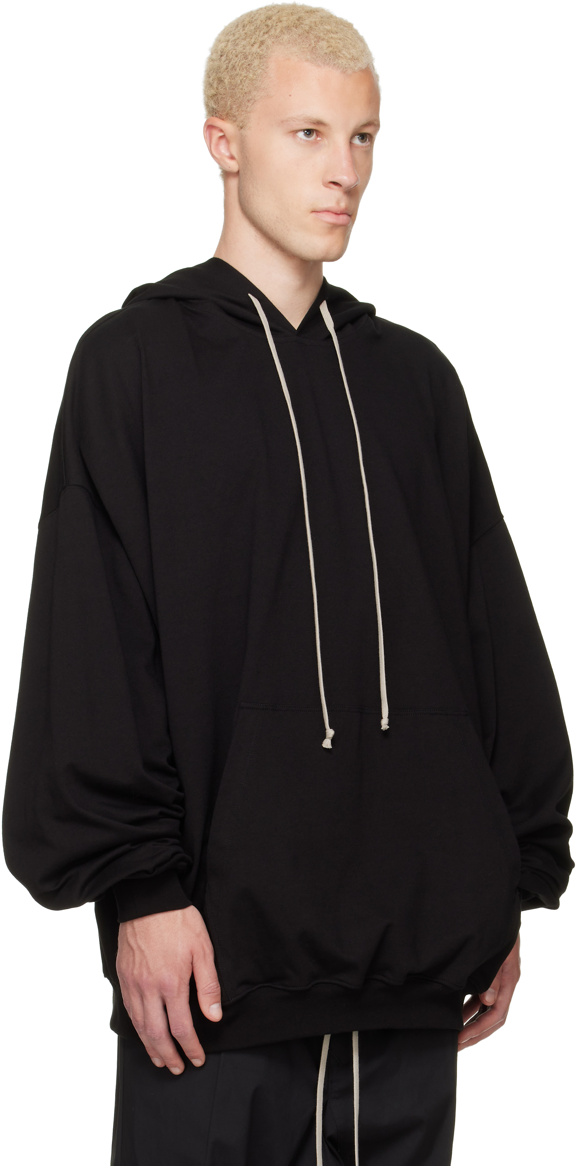 Rick Owens - ブラック Tower フーディ