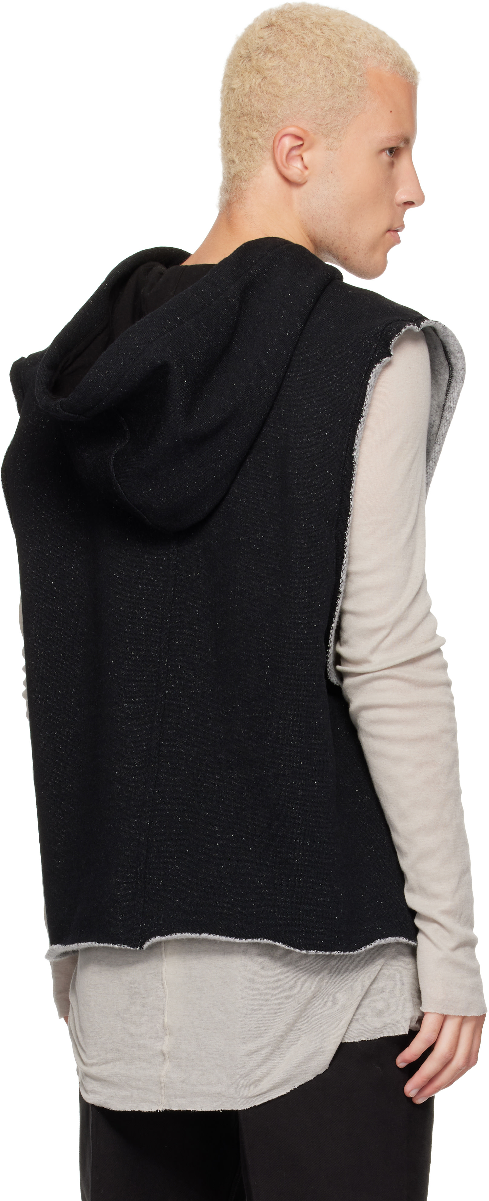 Rick Owens - Pull à capuche RL noir - Tower