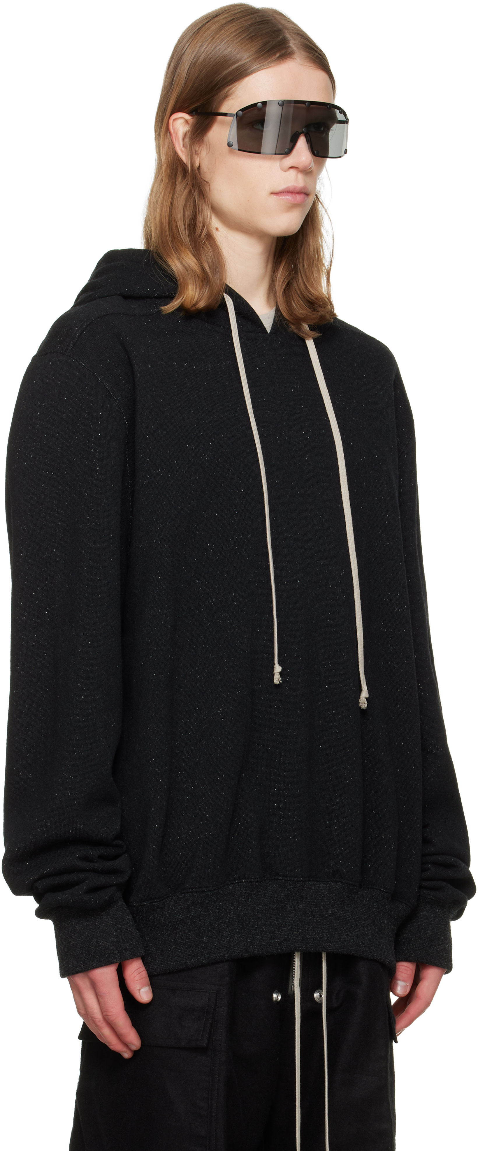 Rick Owens - ブラック Tower フーディ