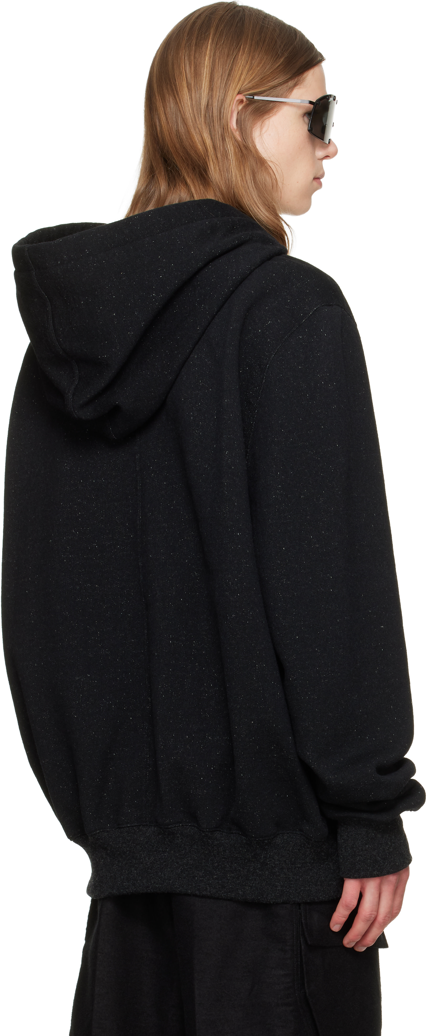 Rick Owens - ブラック Tower フーディ