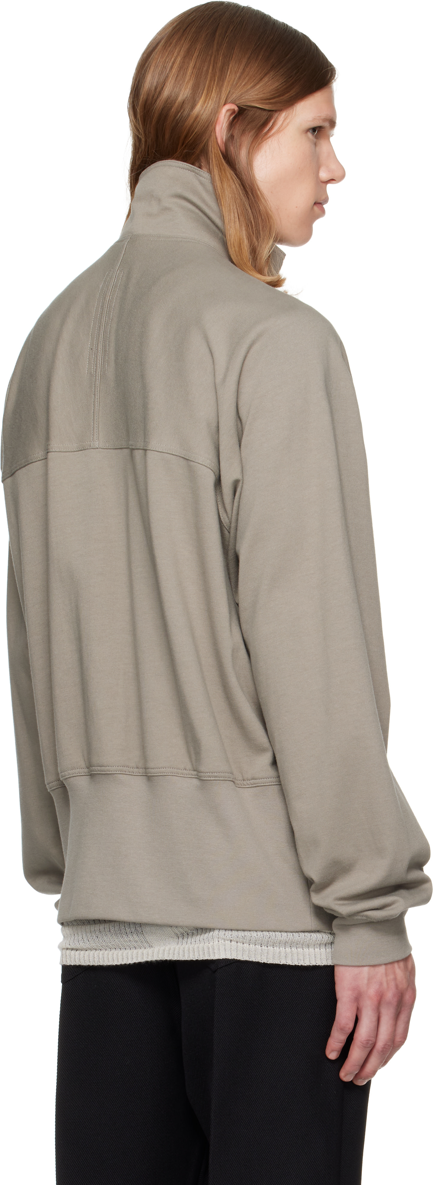 Rick Owens - Gray Tower Zipfront Jogger Jacket