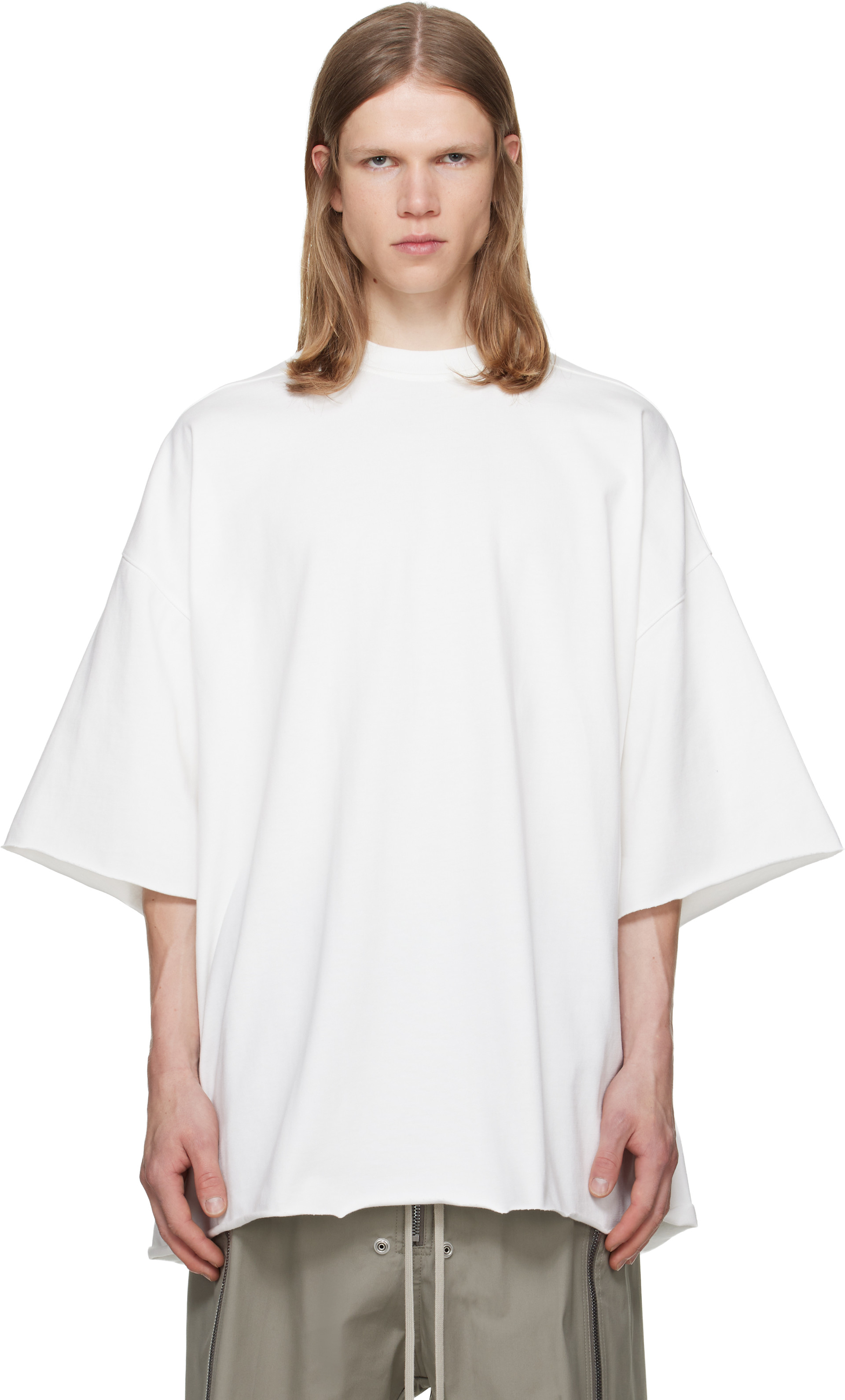 Rick Owens - 오프 화이트 타워 토미 티셔츠