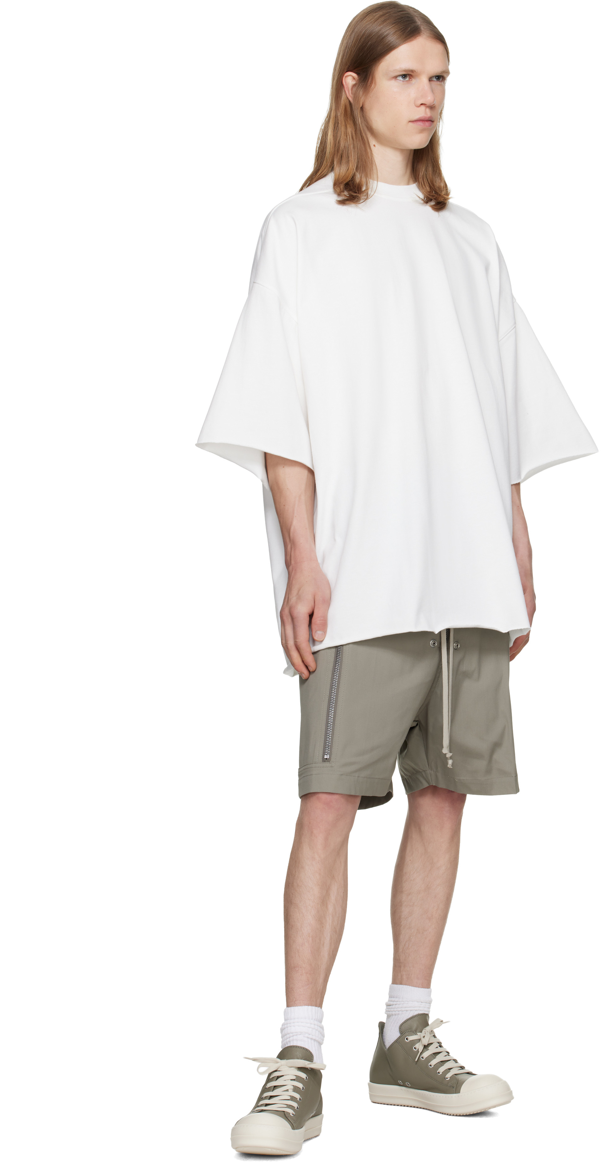 Rick Owens - 오프 화이트 타워 토미 티셔츠