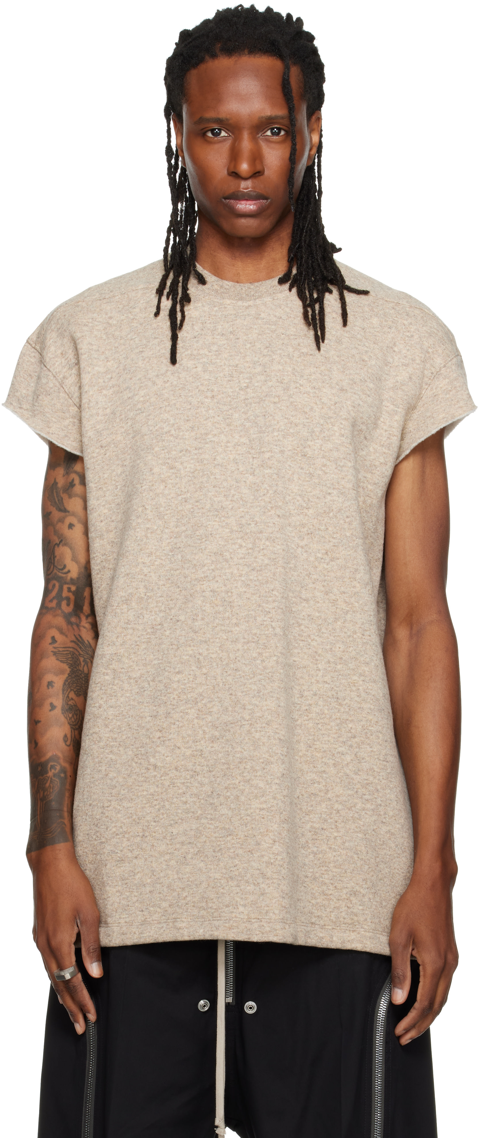 Rick Owens: Off-White Tower Rick S Jumbo S/S T-shirt | SSENSE