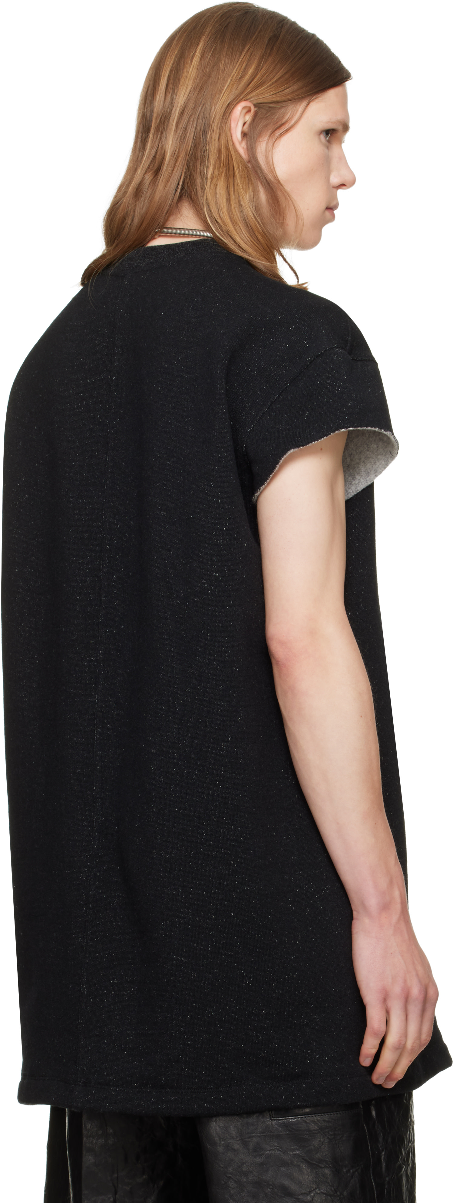 Rick Owens: Black Tower Jumbo S/S T-shirt | SSENSE Canada