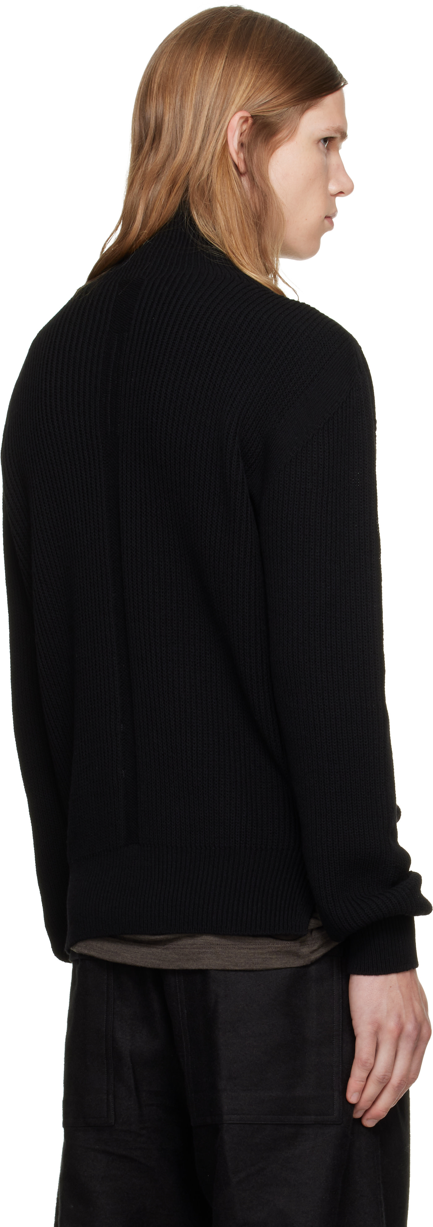 Rick Owens - Black Tower Turtleneck