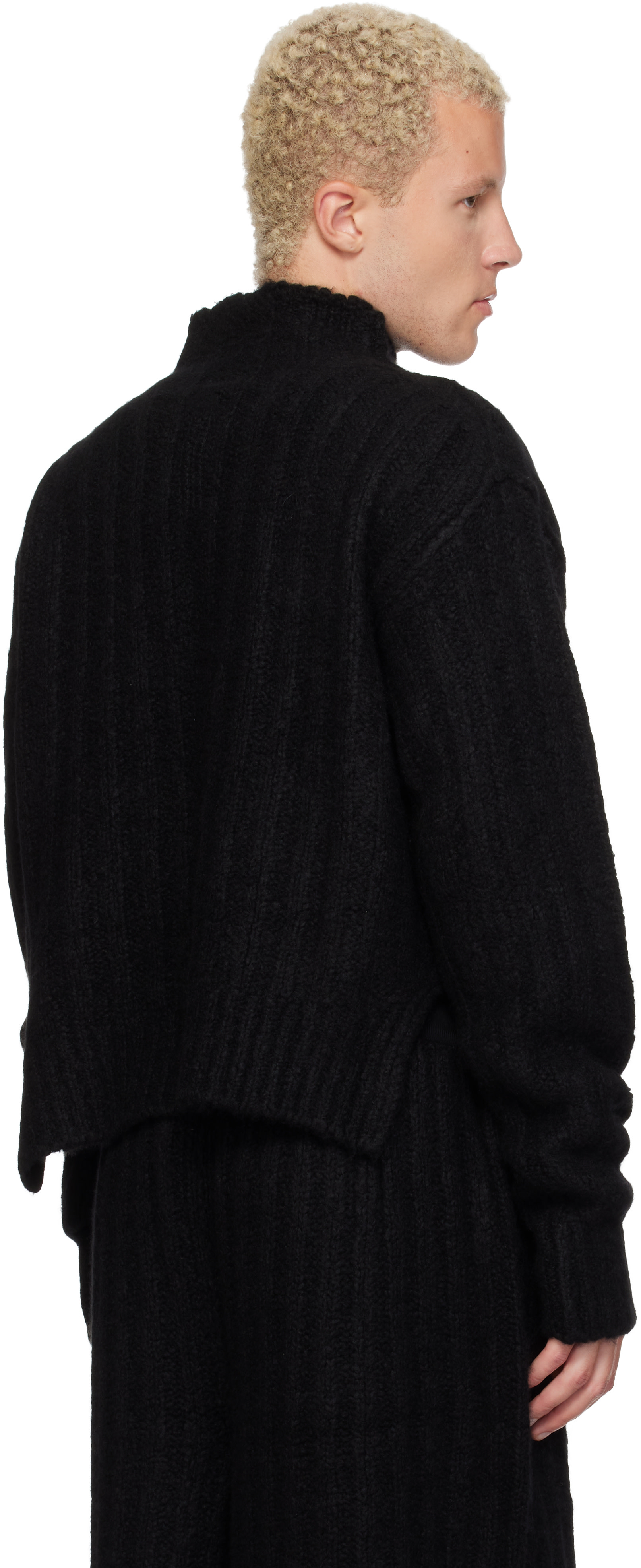 Rick Owens - Black Tower Turtleneck