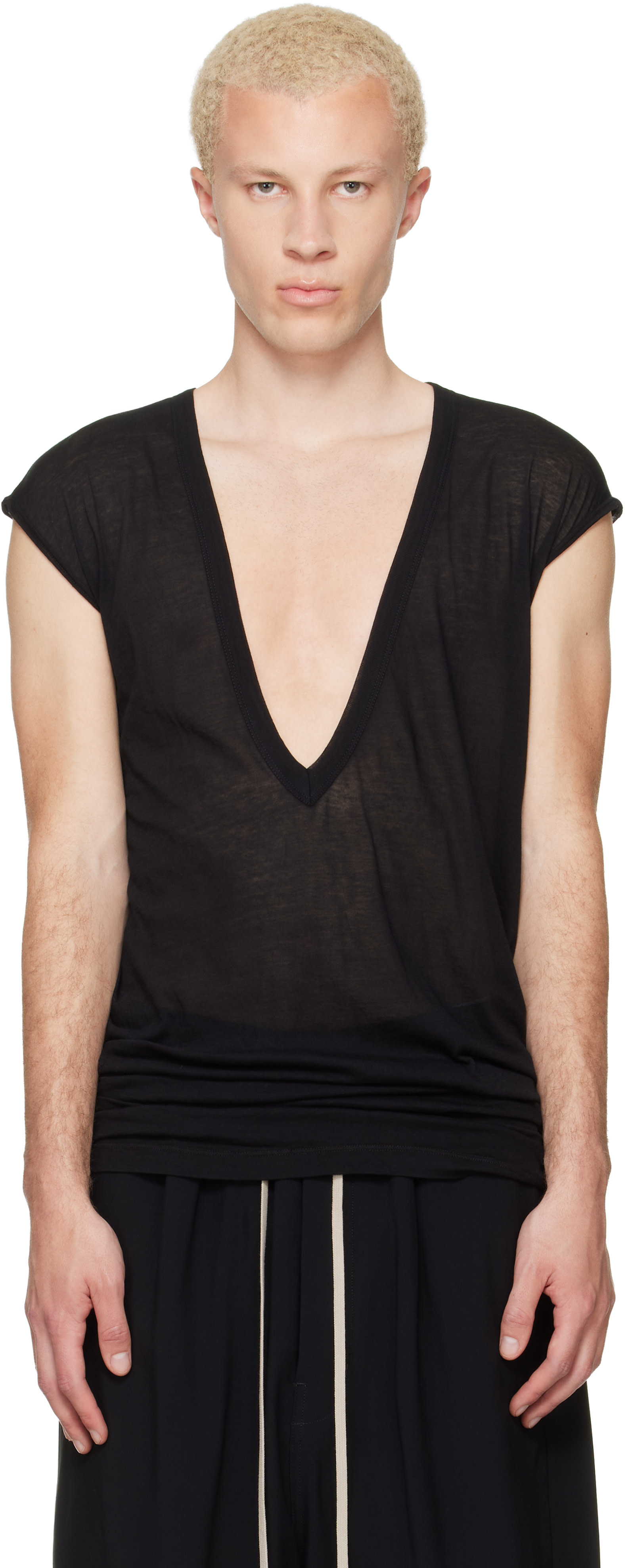 Rick Owens - T-shirt Dylan noir - Tower