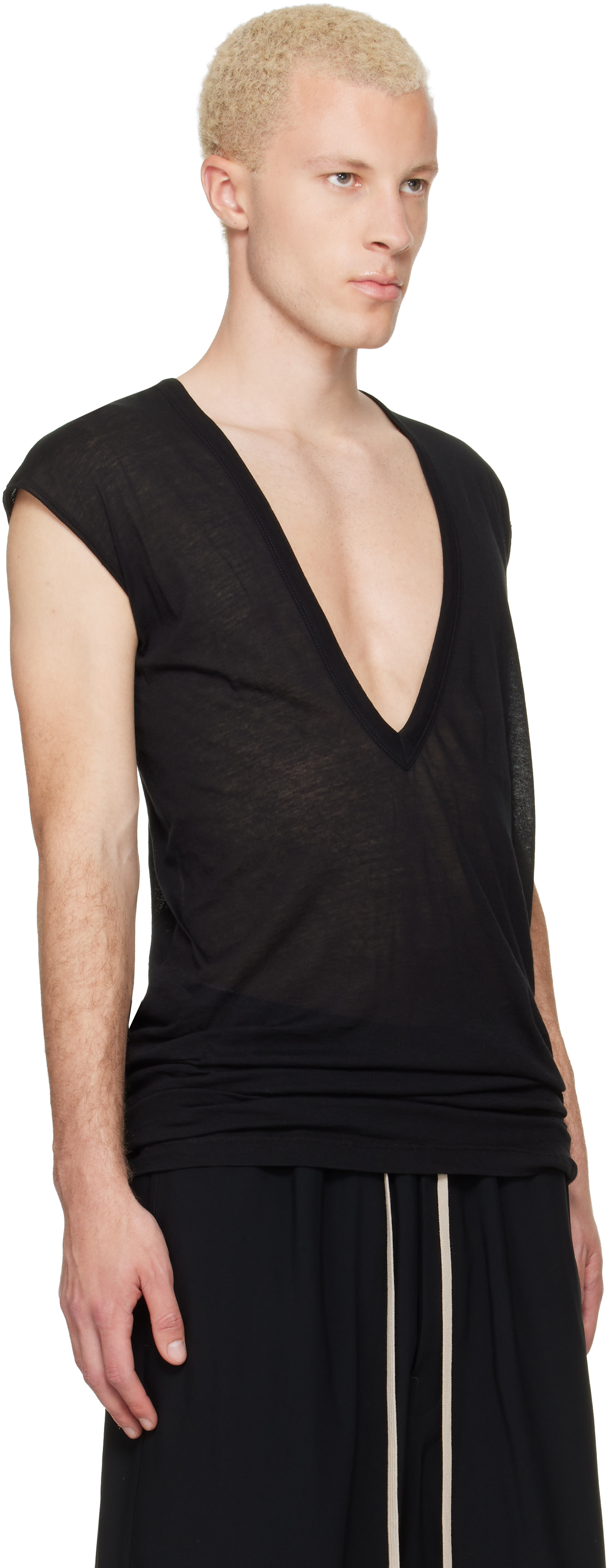 Rick Owens - T-shirt Dylan noir - Tower