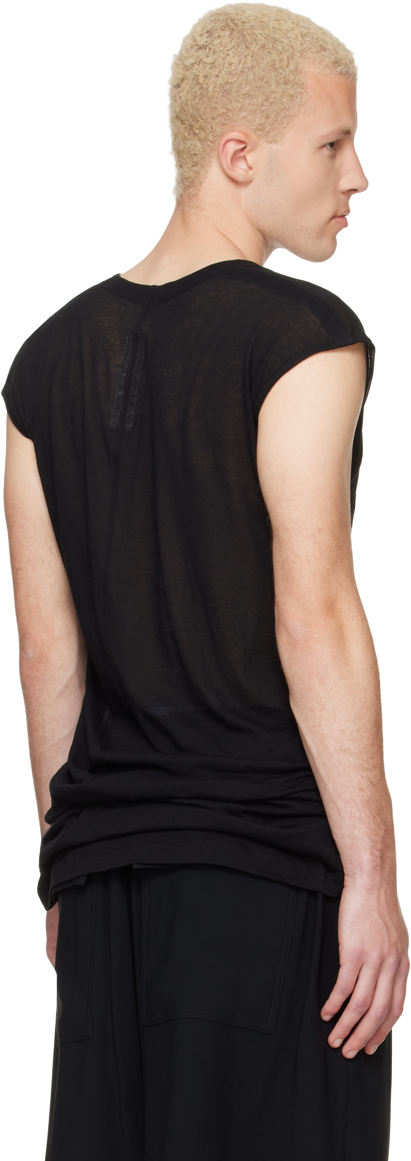 Rick Owens - T-shirt Dylan noir - Tower
