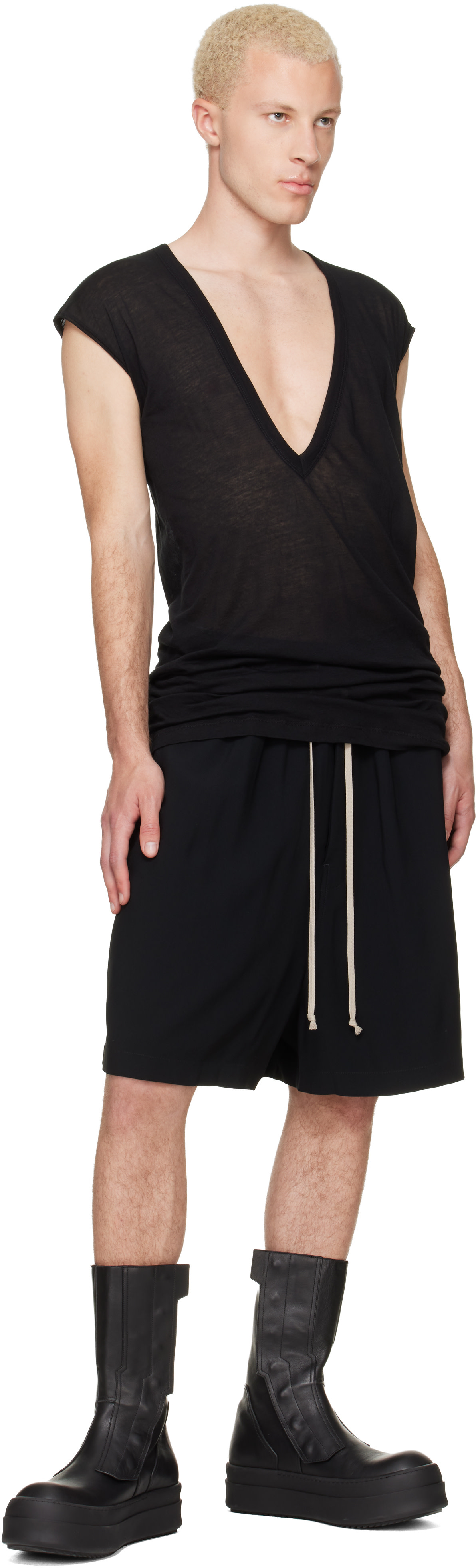 Rick Owens - T-shirt Dylan noir - Tower