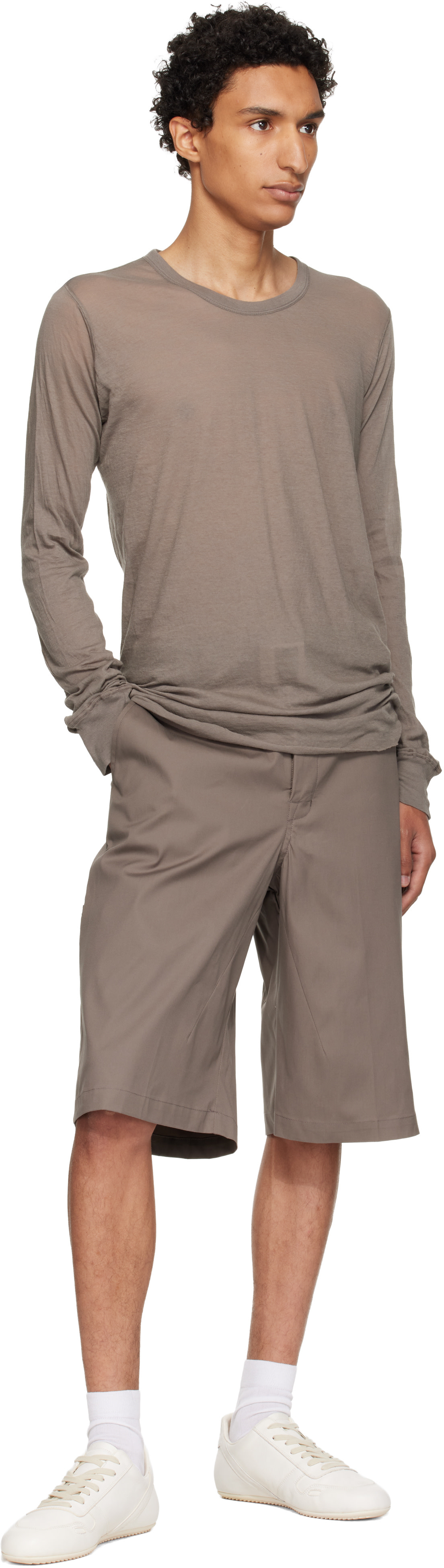 Rick Owens - Gray Tower Basic LS T-shirt