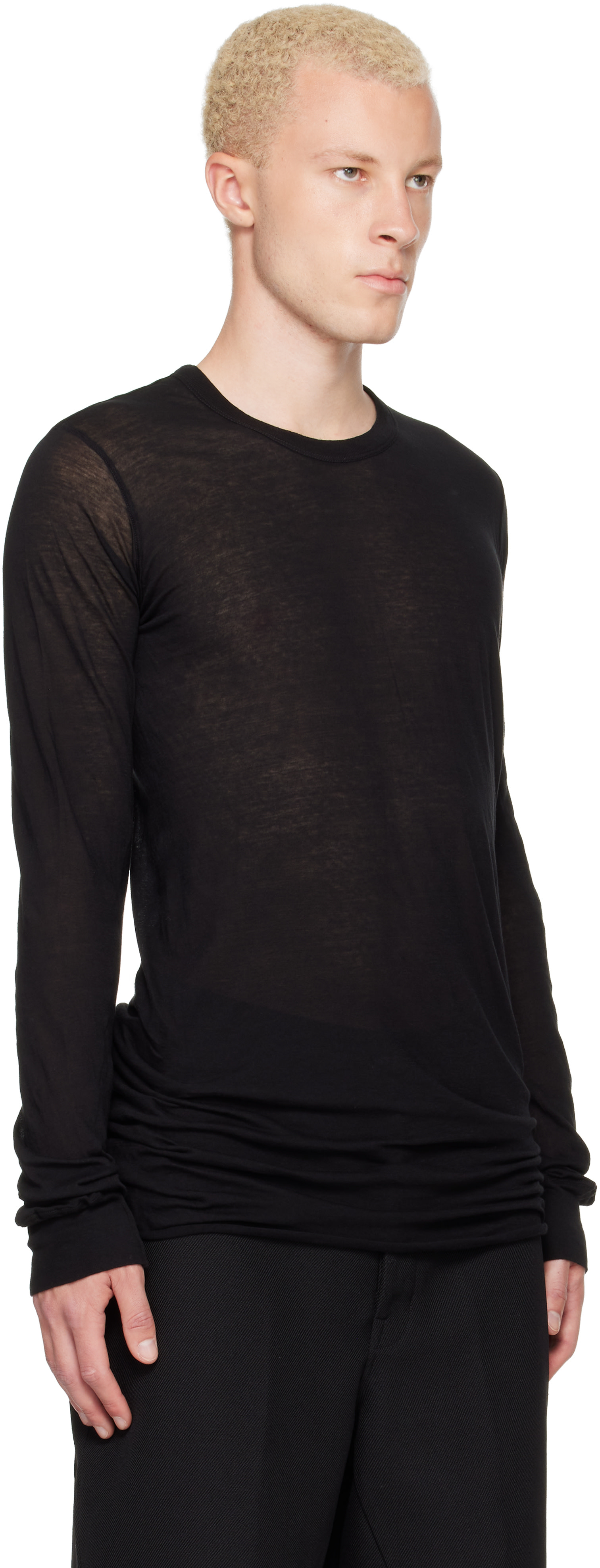 Rick Owens - Black Tower Basic LS T-shirt