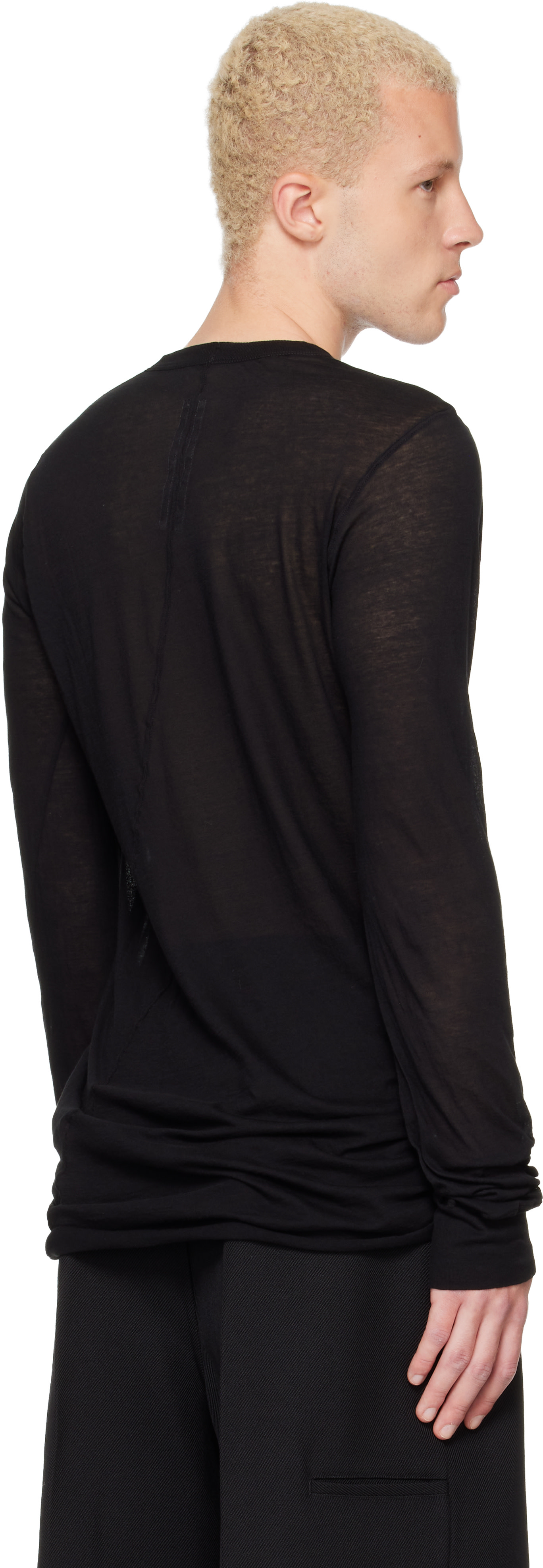 Rick Owens - Black Tower Basic LS T-shirt